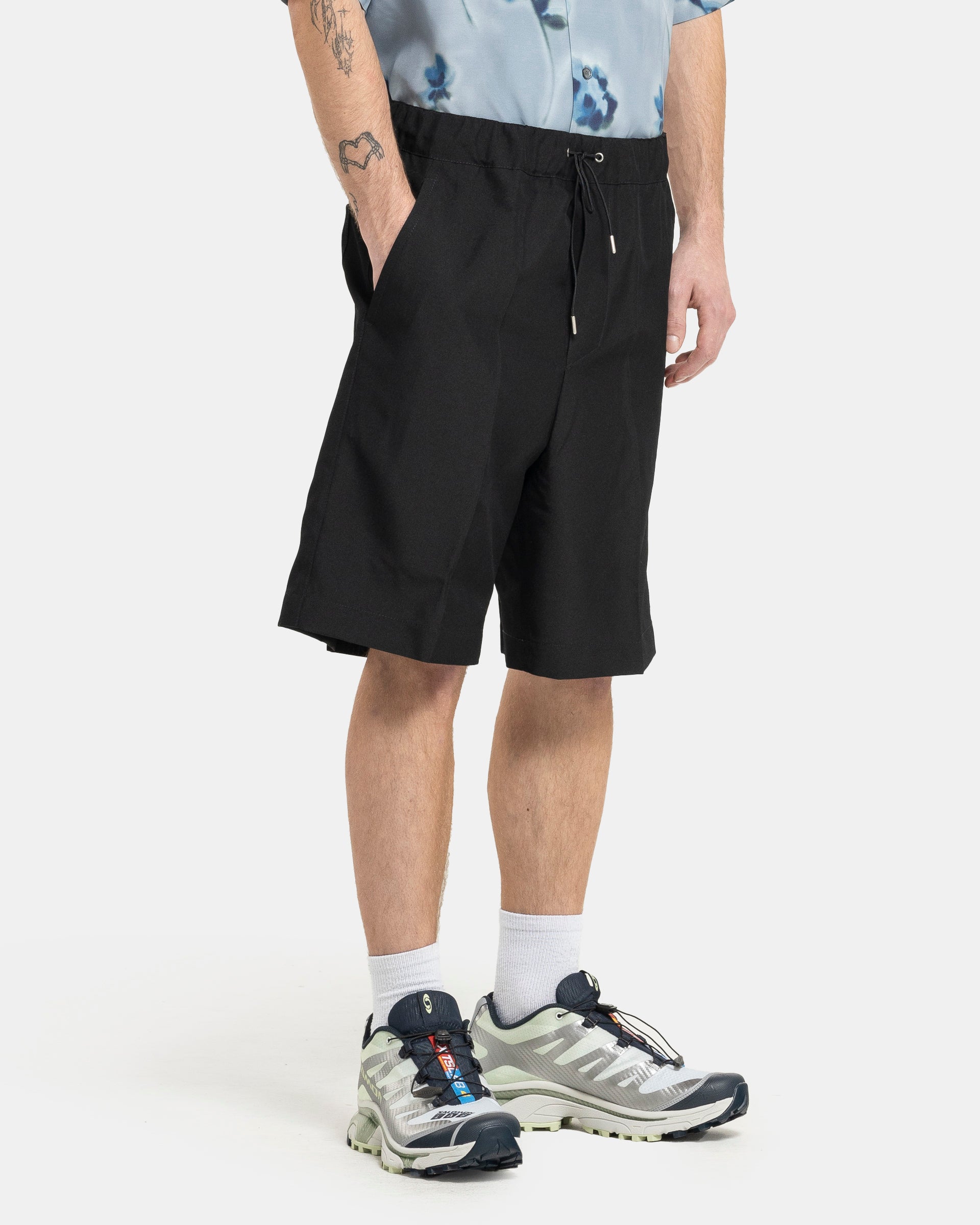 Base Short in Black