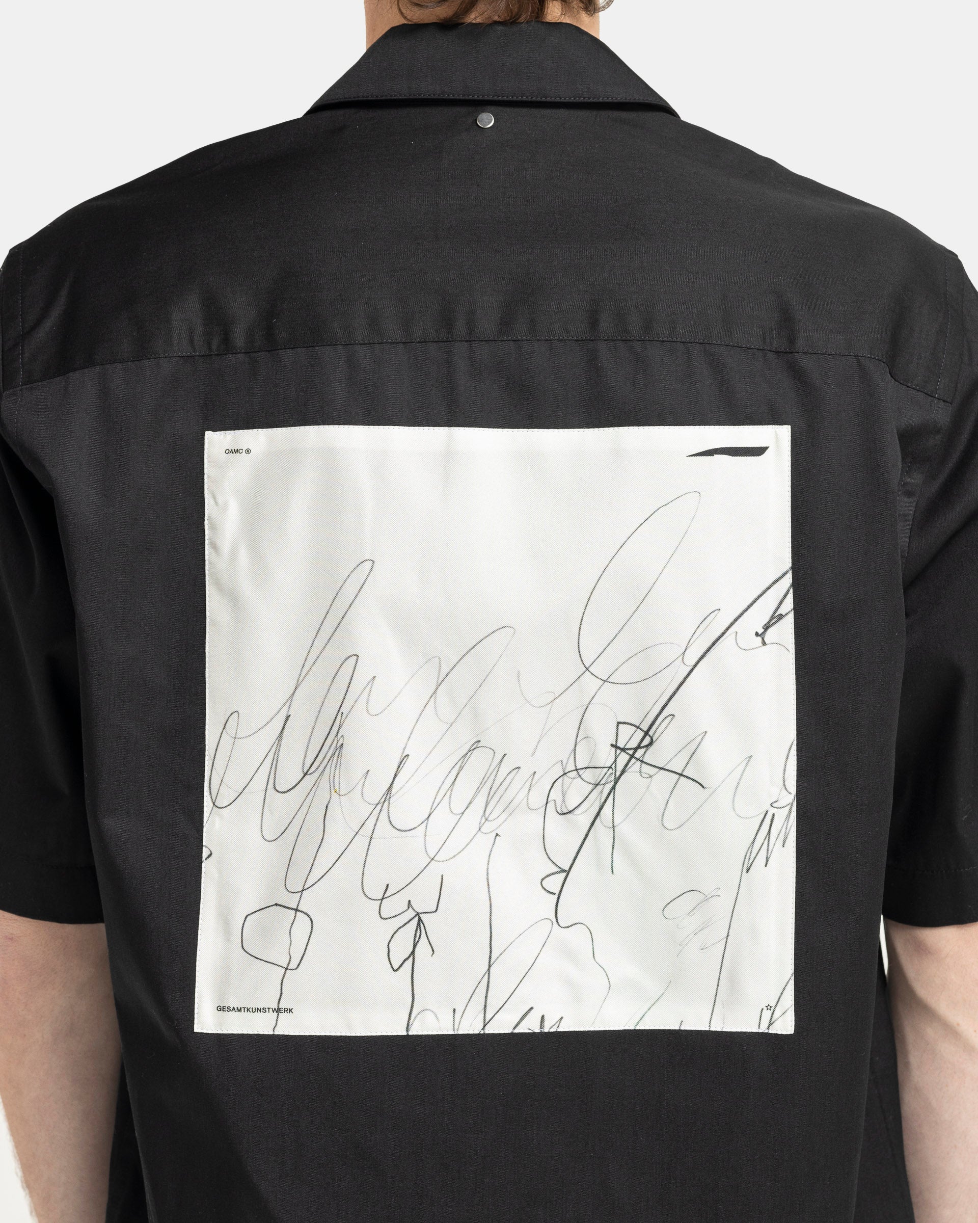 Kurt Shirt in Black Scribble