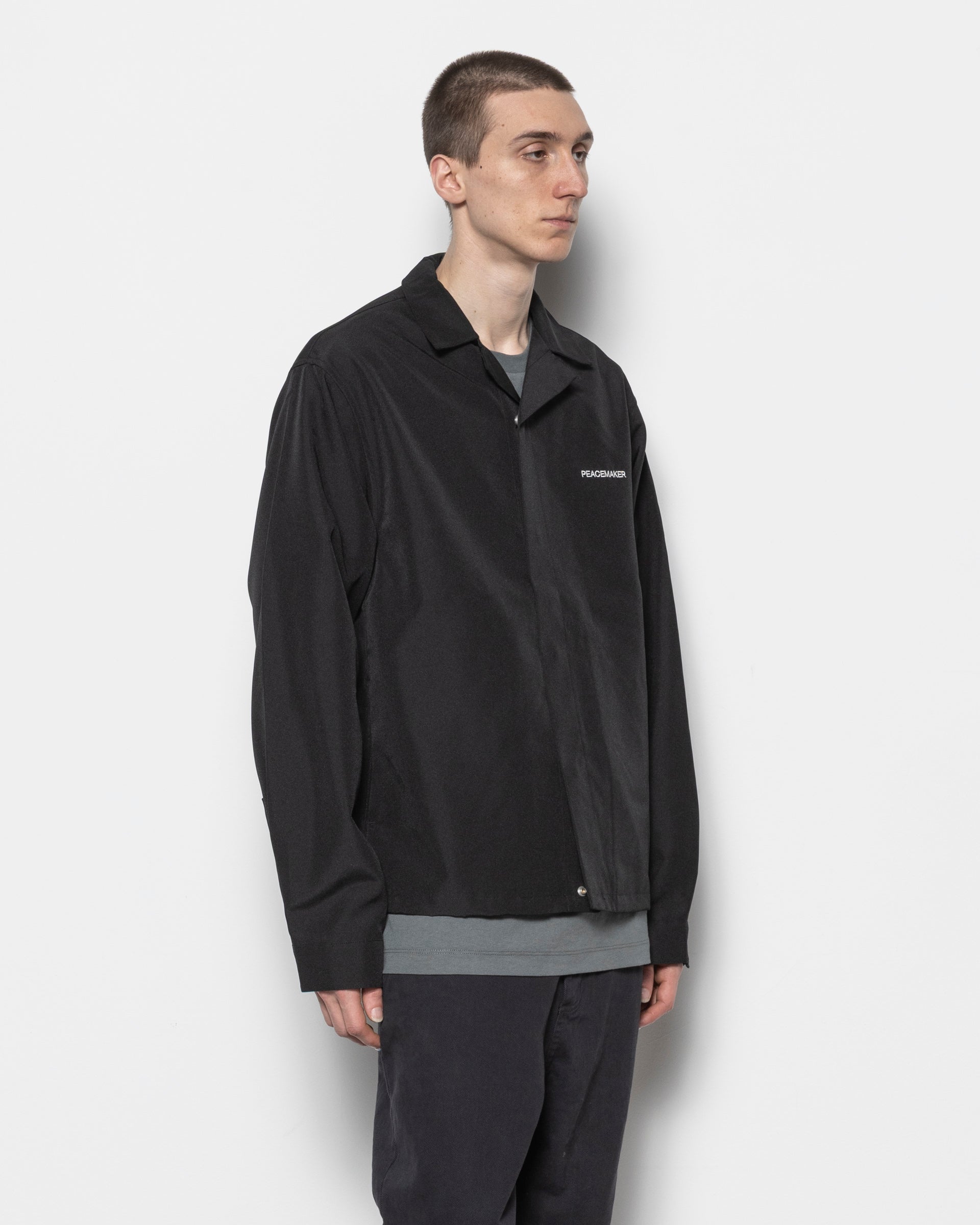 OAMC x PEACEMAKER System Shirt in Black | RODEN GRAY