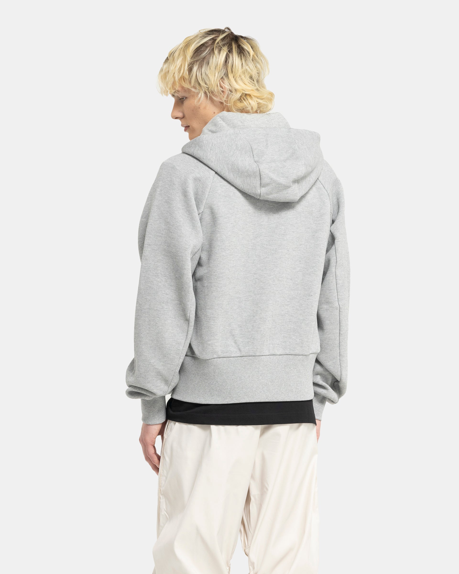 Ortler Zip-Up Hoodie in Grey