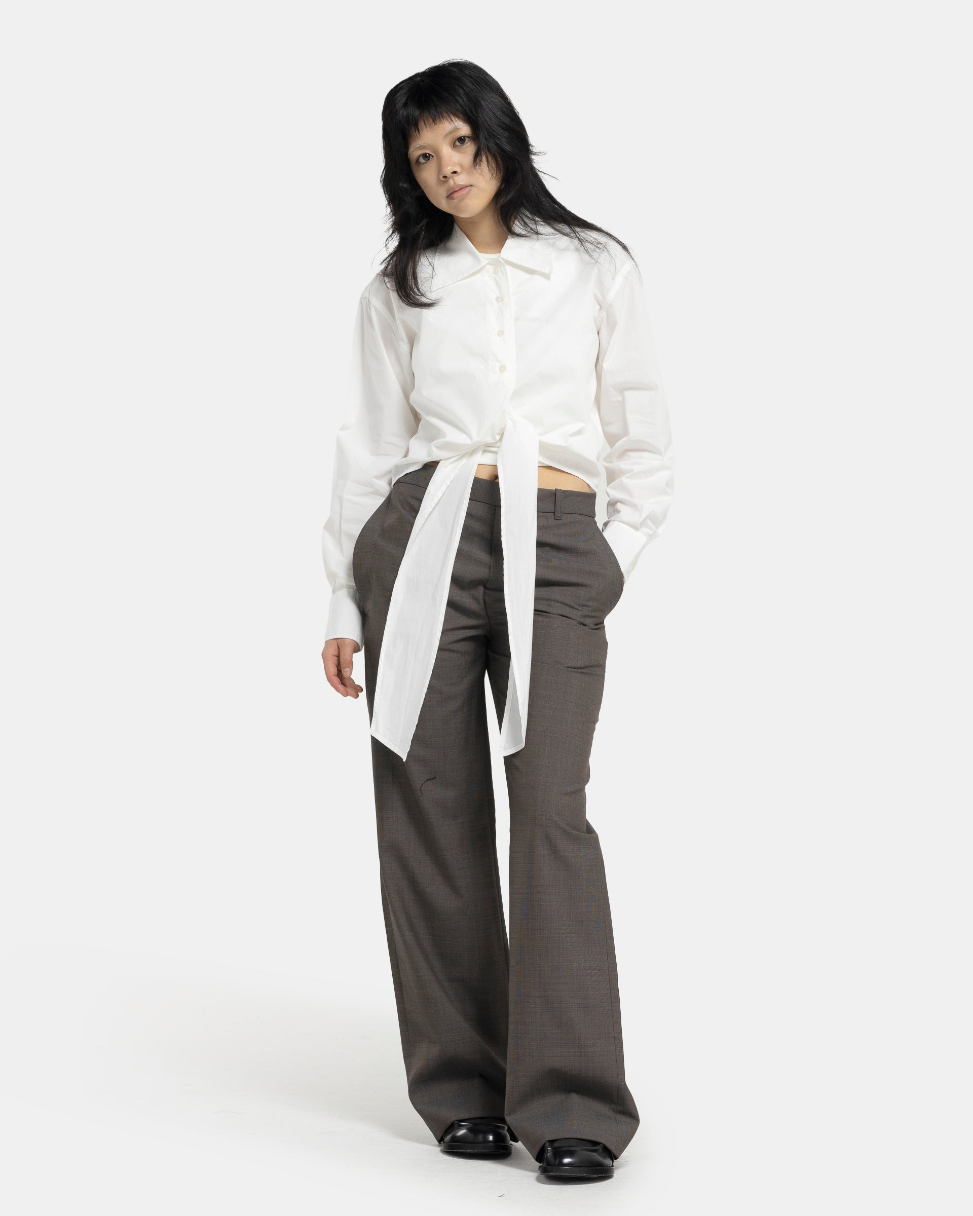 Unveil Trouser in Grey Atom