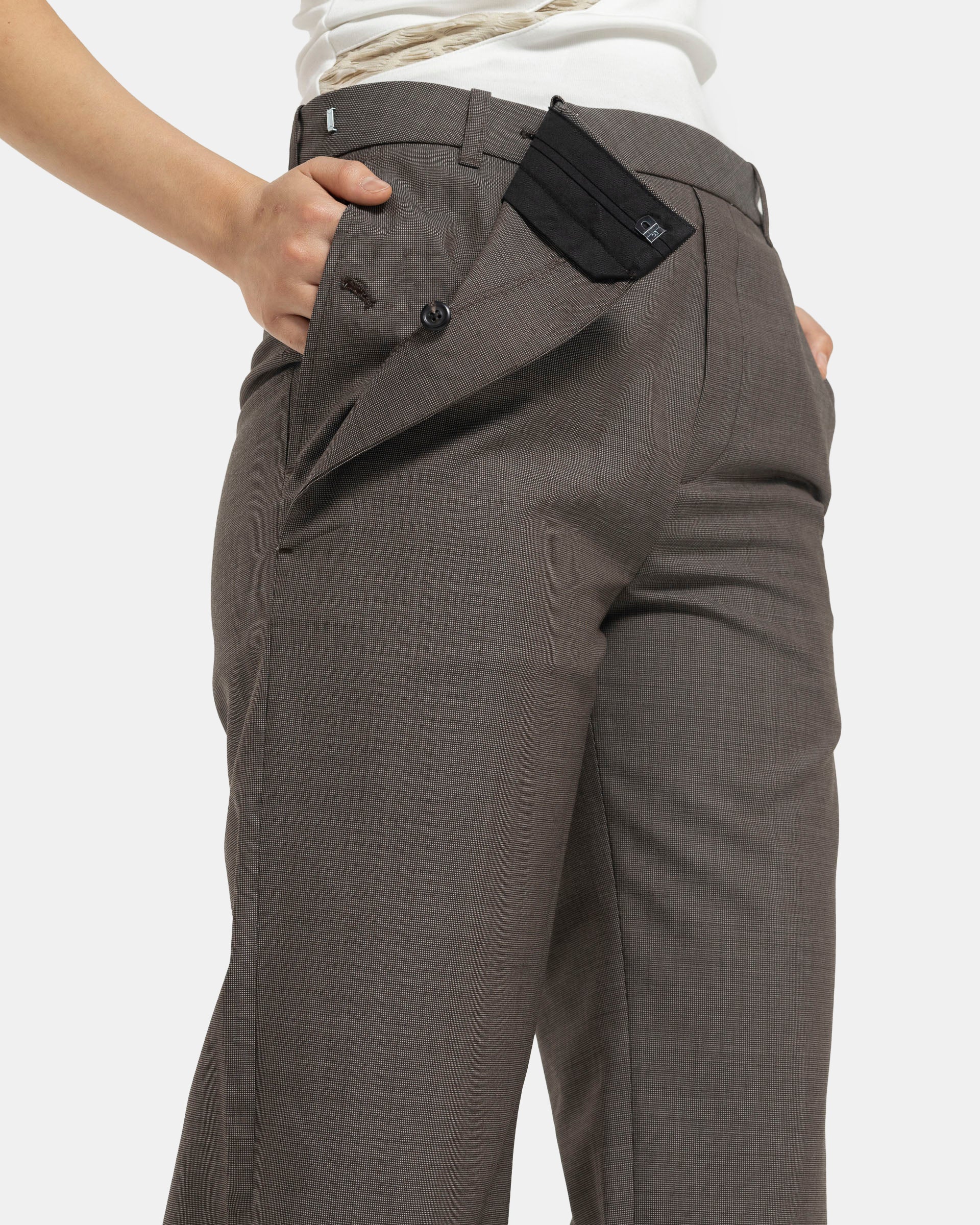 Unveil Trouser in Grey Atom