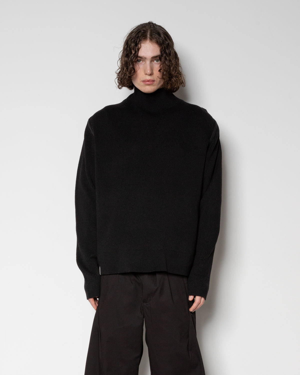 PUMA X_J.L-A.L_ CLRT Knitted Top in Black