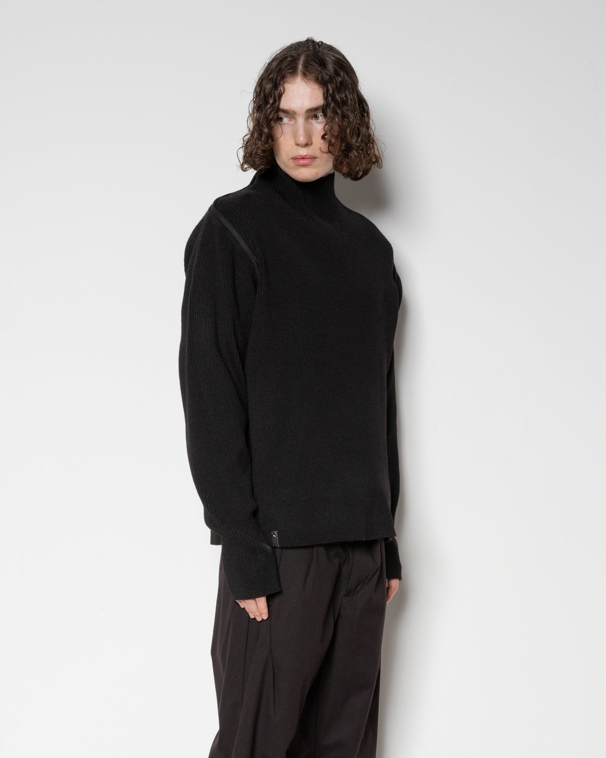 PUMA X_J.L-A.L_ CLRT Knitted Top in Black