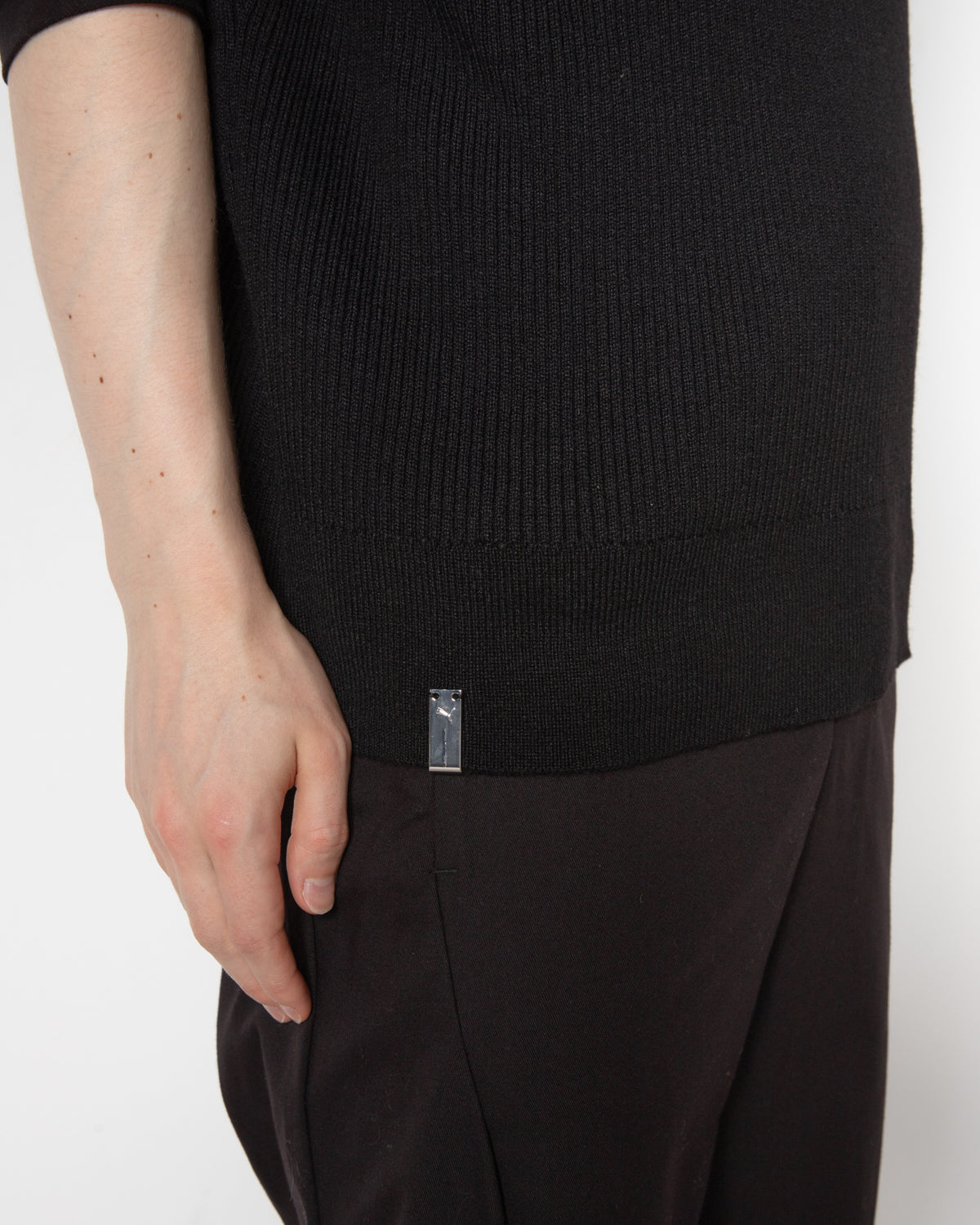 PUMA X_J.L-A.L_ CLRT Knitted Top in Black