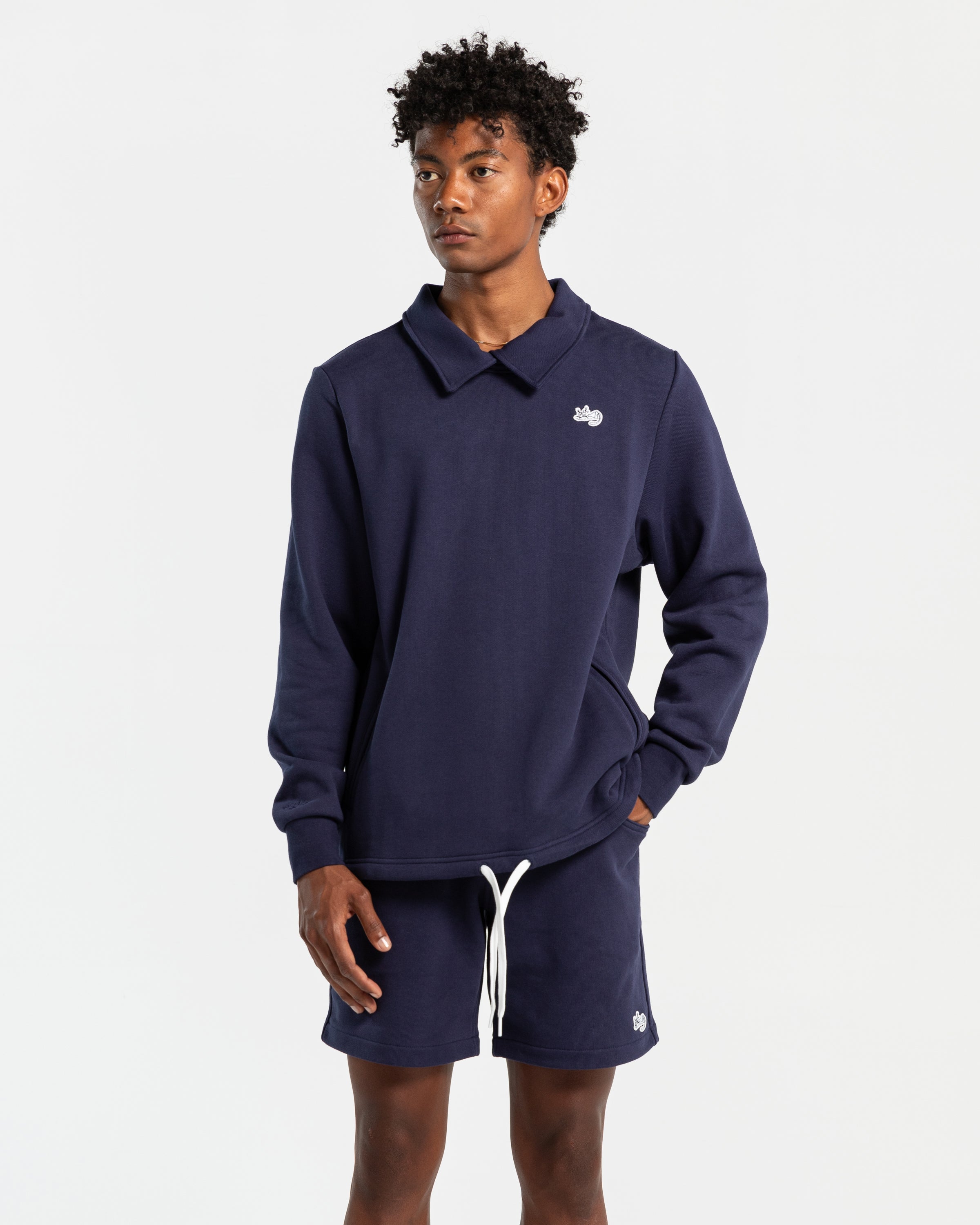 Navy puma hot sale sweatshirt