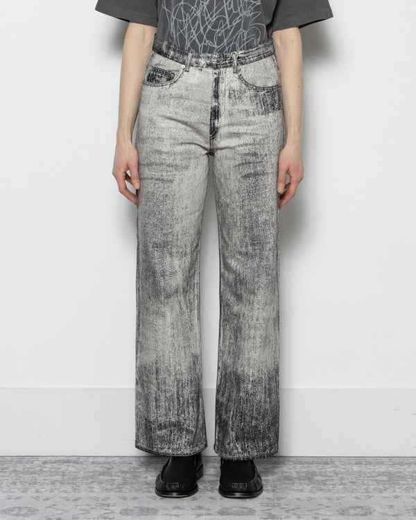 Paint Denim Jeans in Faded Black