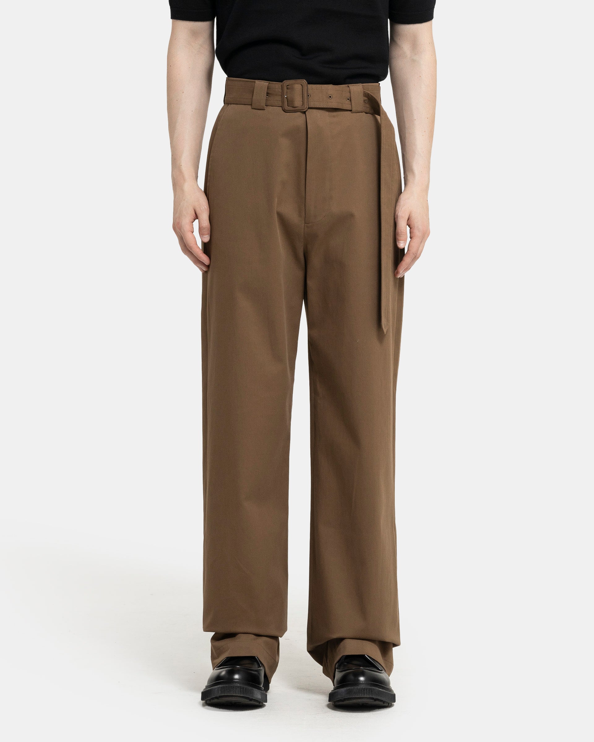 Dries Van Noten Paulson Pants in Brown