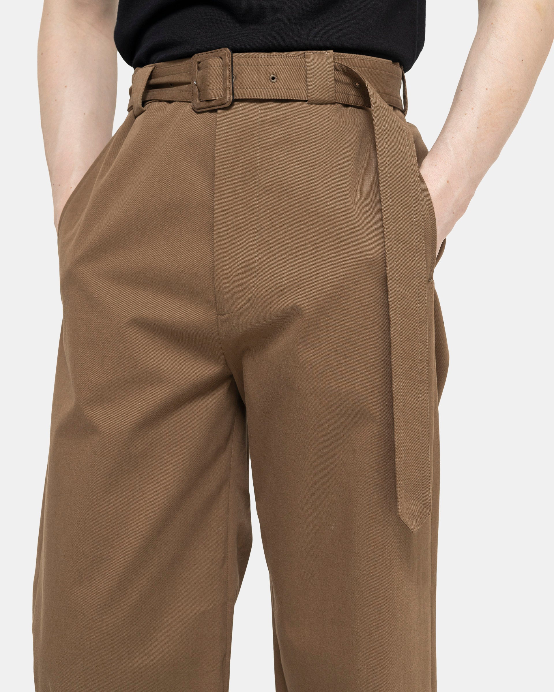 Dries Van Noten Paulson Pants in Brown