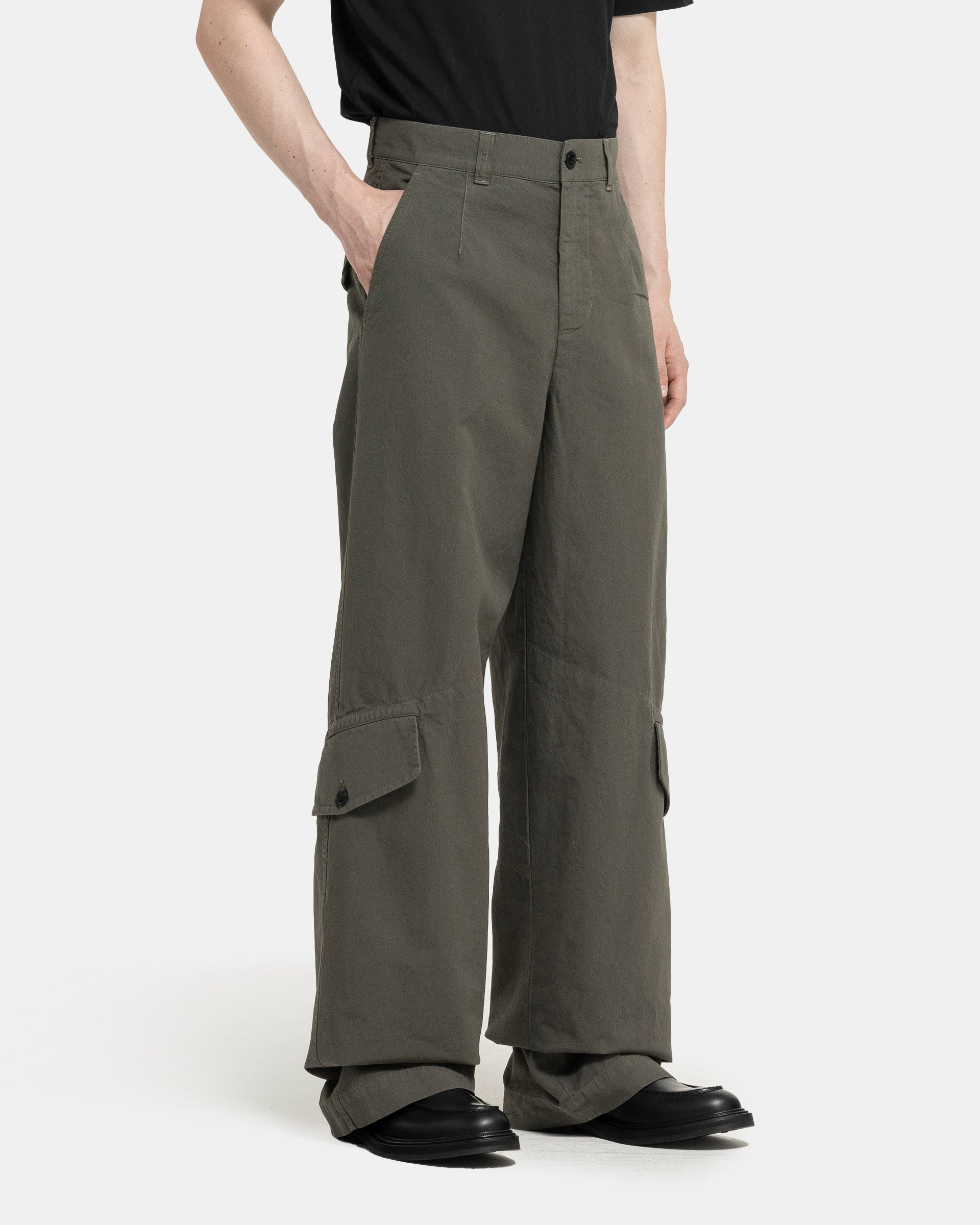 Dries Van Noten Paxford GD Pants in Grey