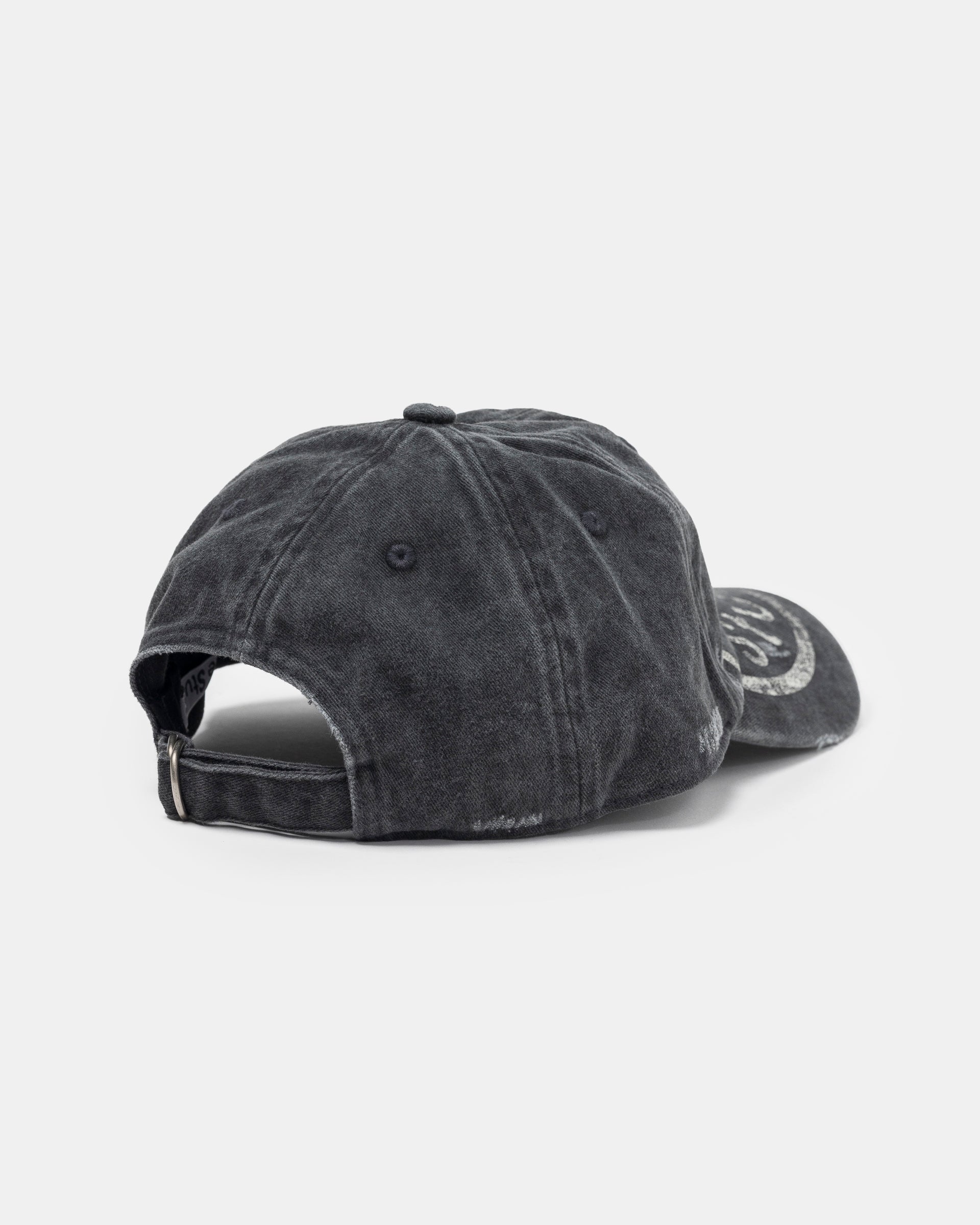 Printed Logo Cap in Black