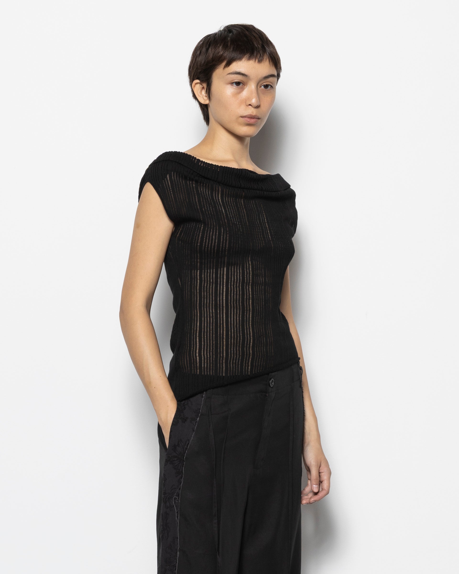 Layered Top in Black