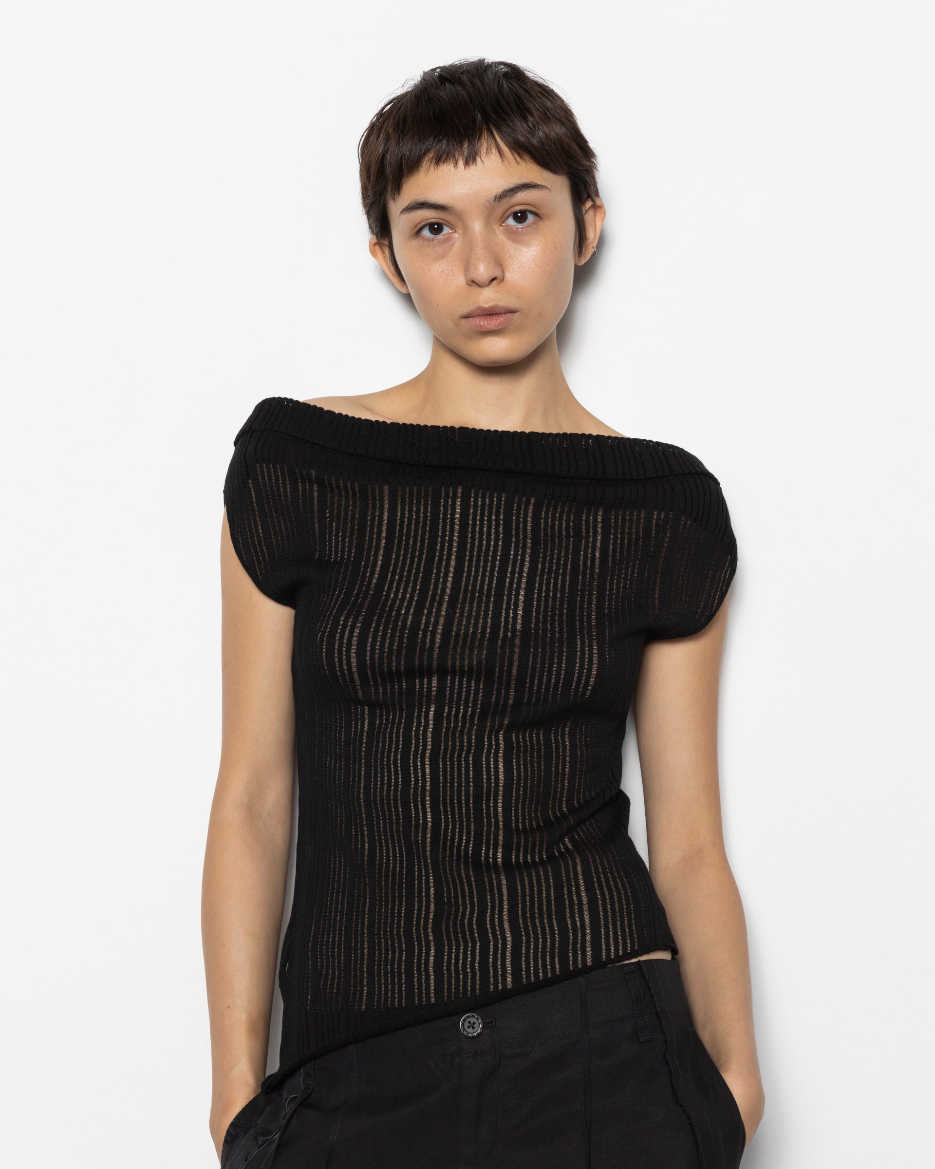 Layered Top in Black