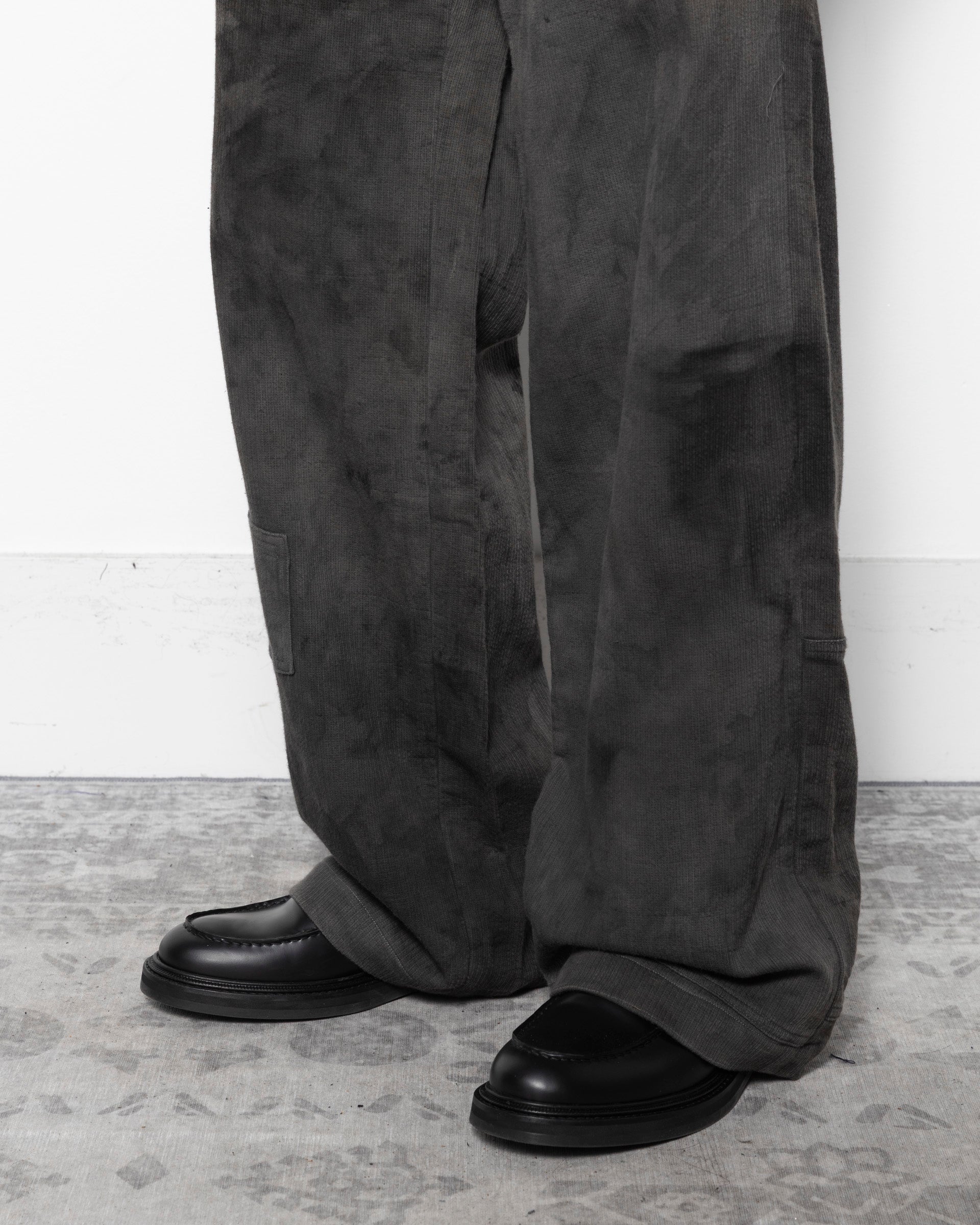 Worker Pants in Natural Dyed Grey