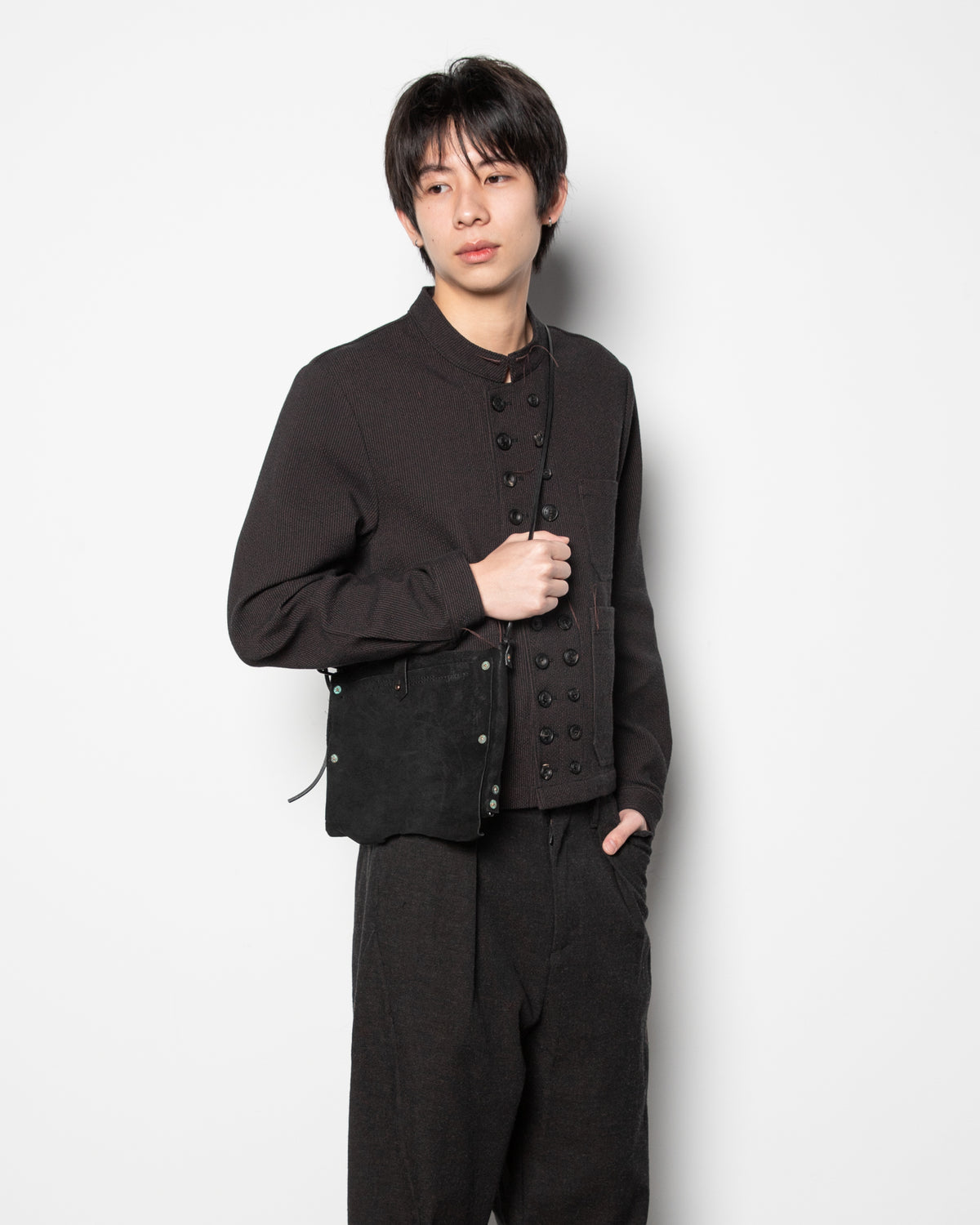 Leather Tool Pouch in Black