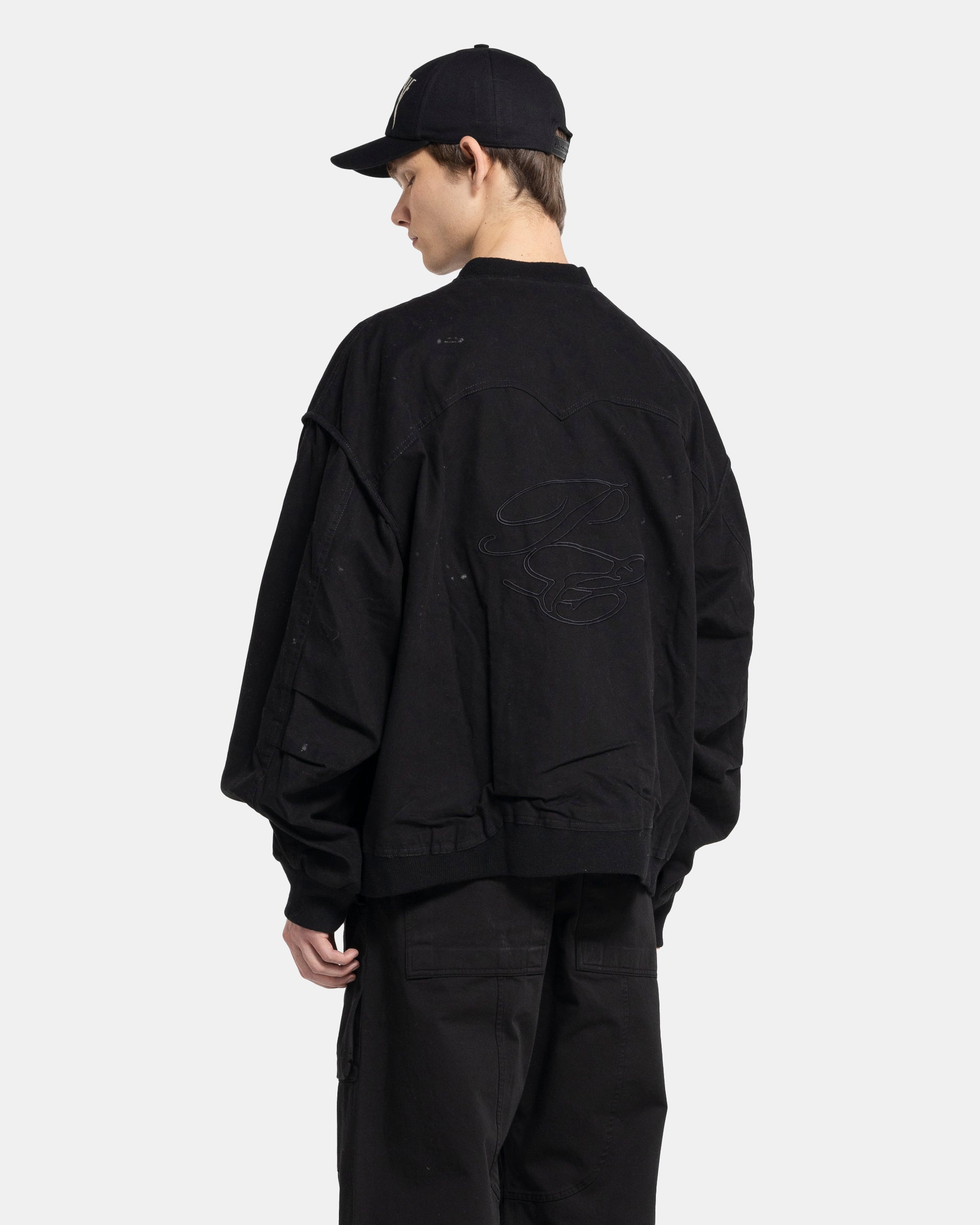 Parachute Cargo Bomber in Washed Black