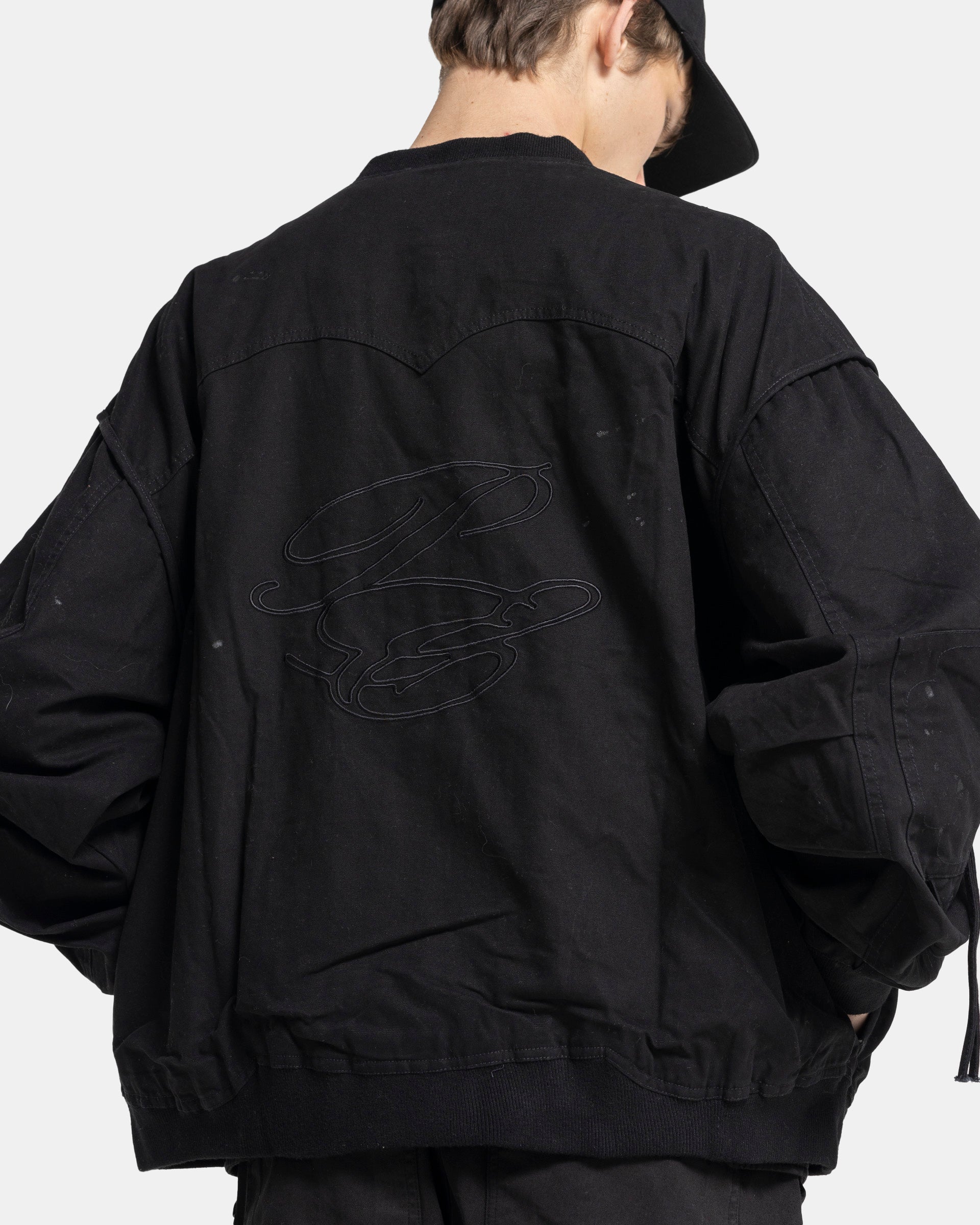 Parachute Cargo Bomber in Washed Black