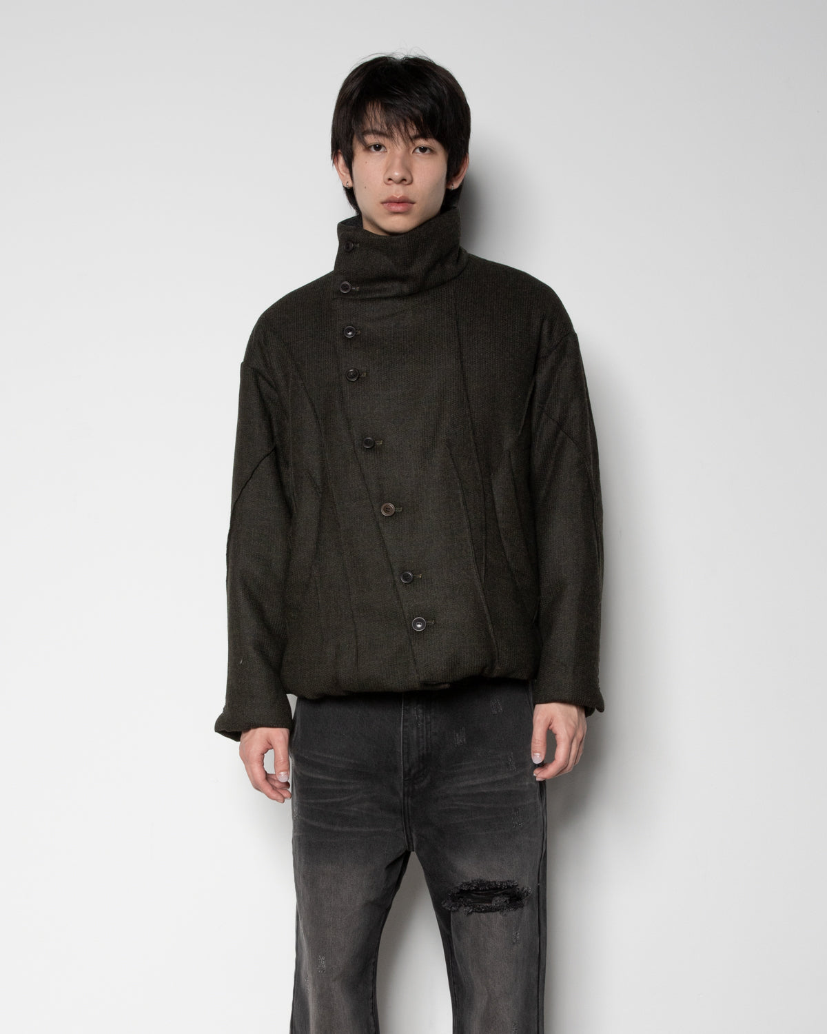 Puffer JKT in Dark Green