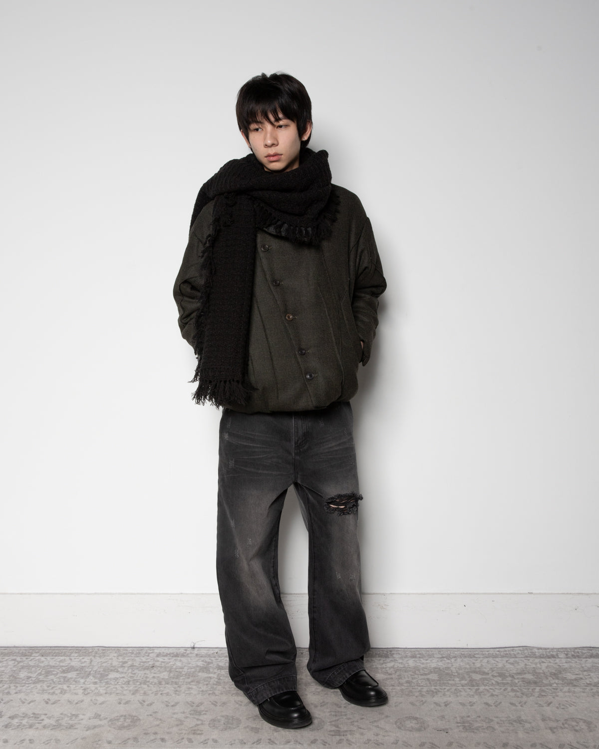 Puffer JKT in Dark Green
