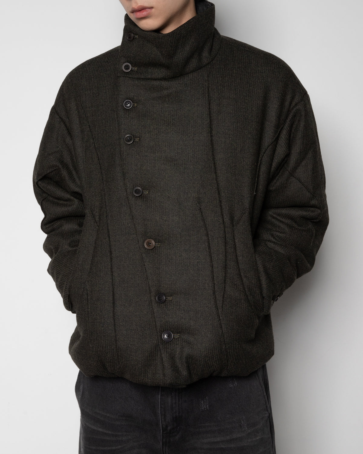 Puffer JKT in Dark Green