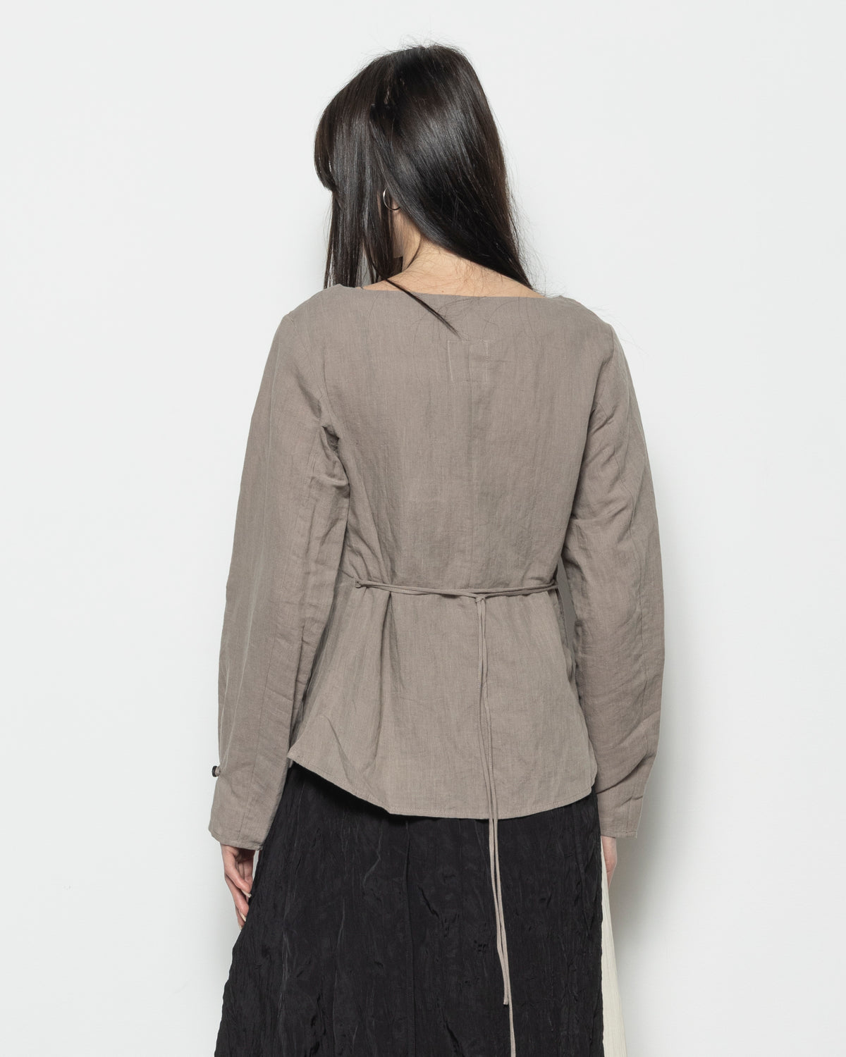 Side Button Tee Professor.E Side Button Shirt in Grey | RODEN GRAY