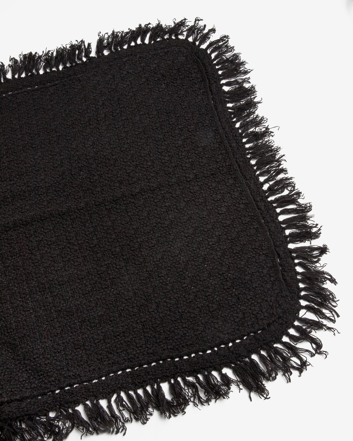 Textured Antique Scarf in Black