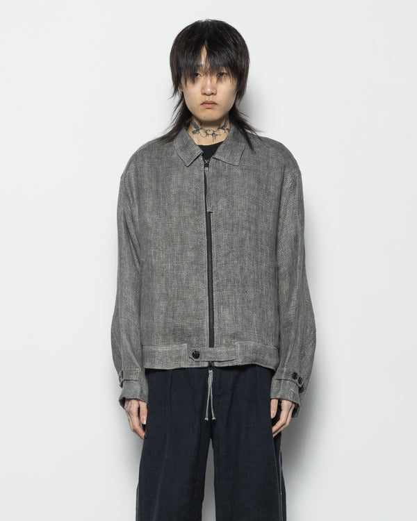 Mesh Bomber in Grey
