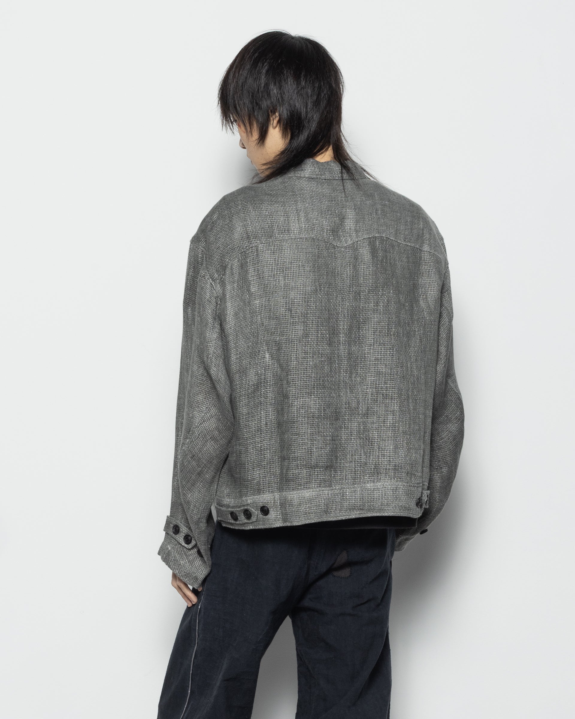 Mesh Bomber in Grey