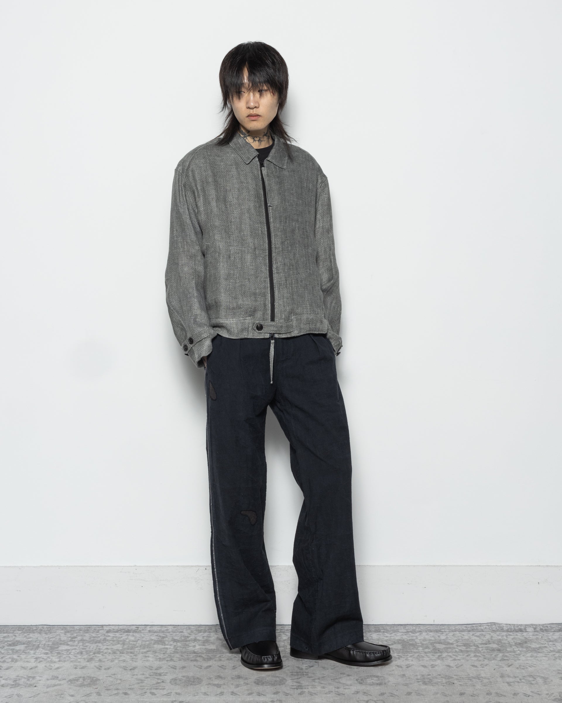 Mesh Bomber in Grey