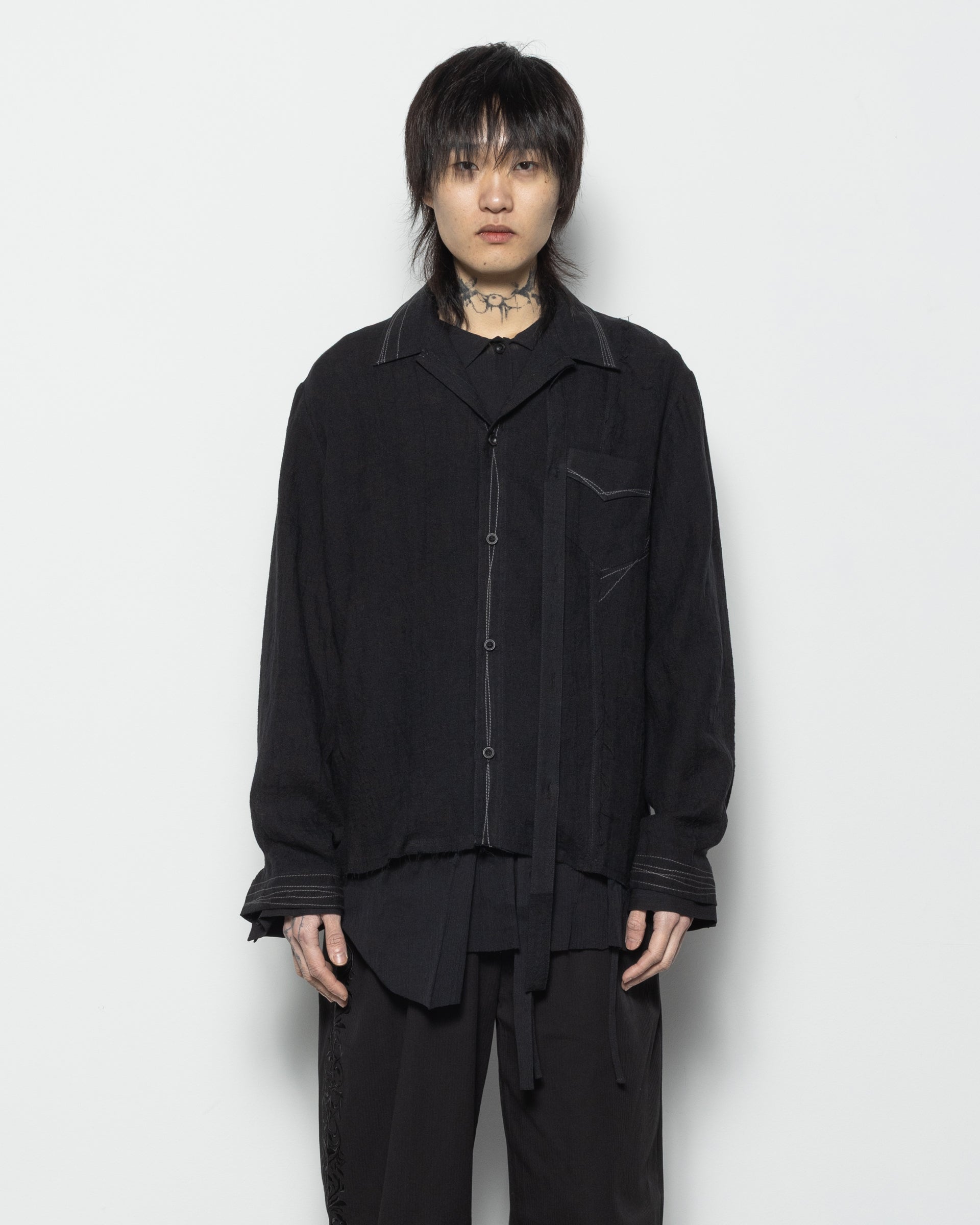 Poplin Shirt in Black