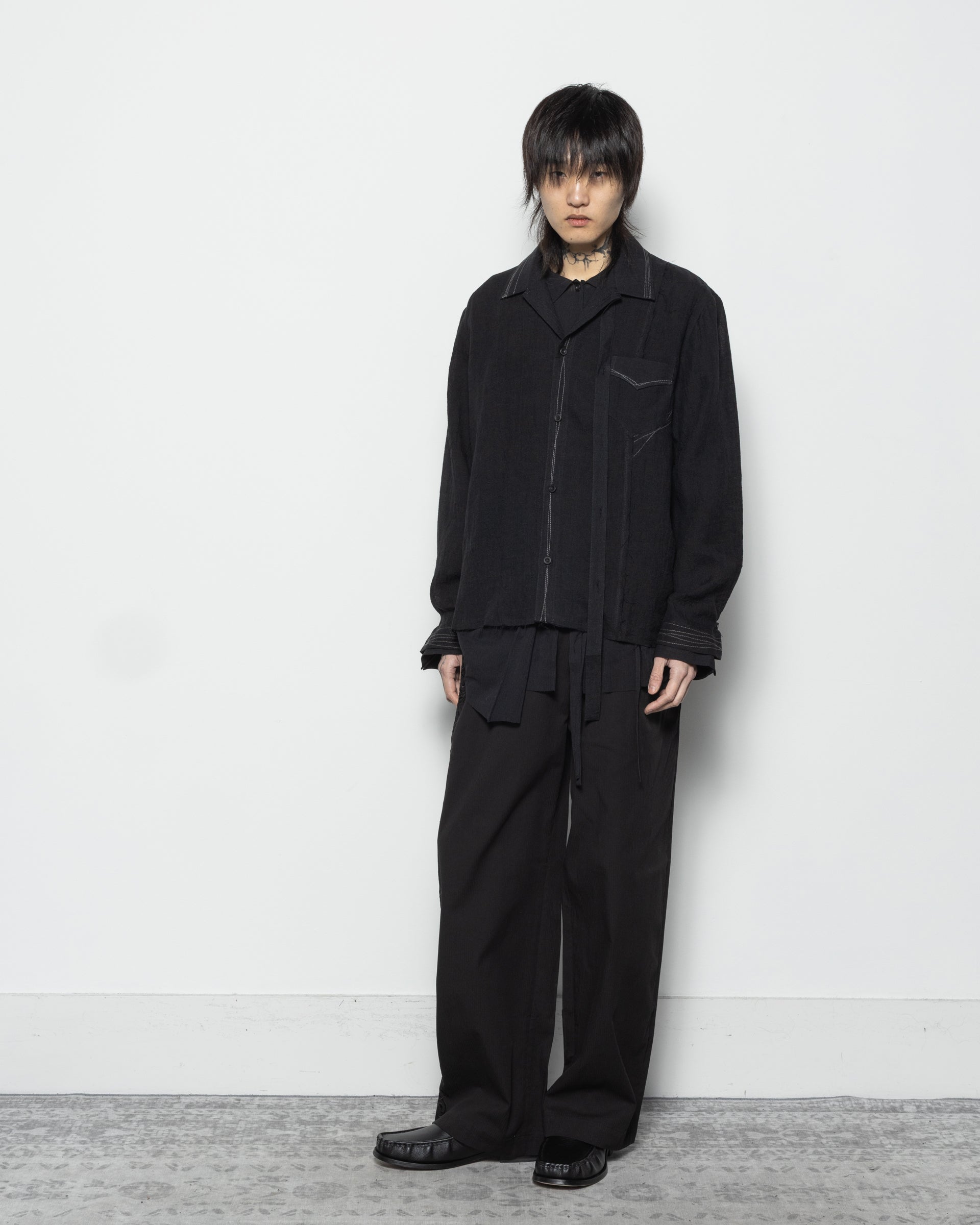 Poplin Shirt in Black