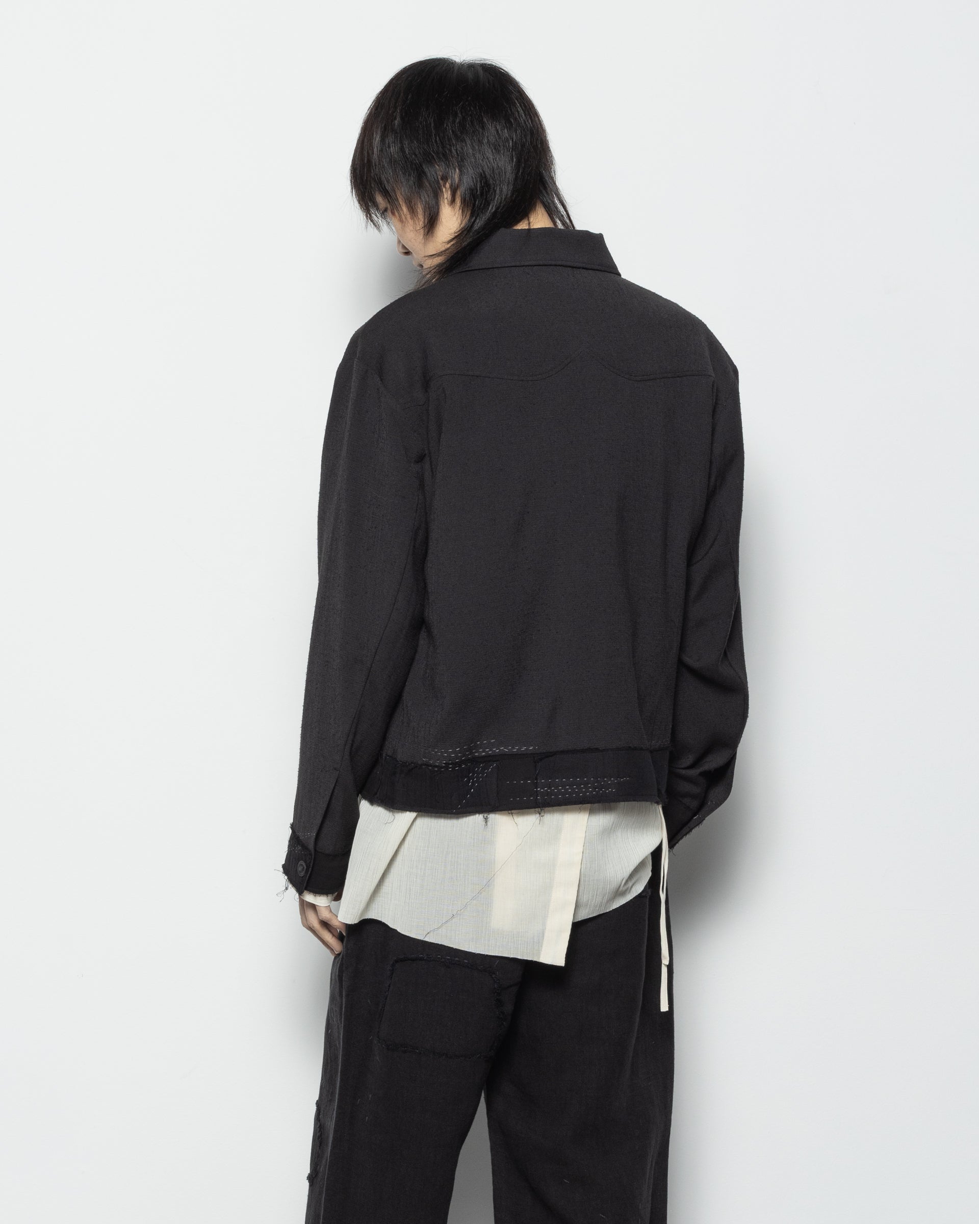 Stitch Work JKT in Black