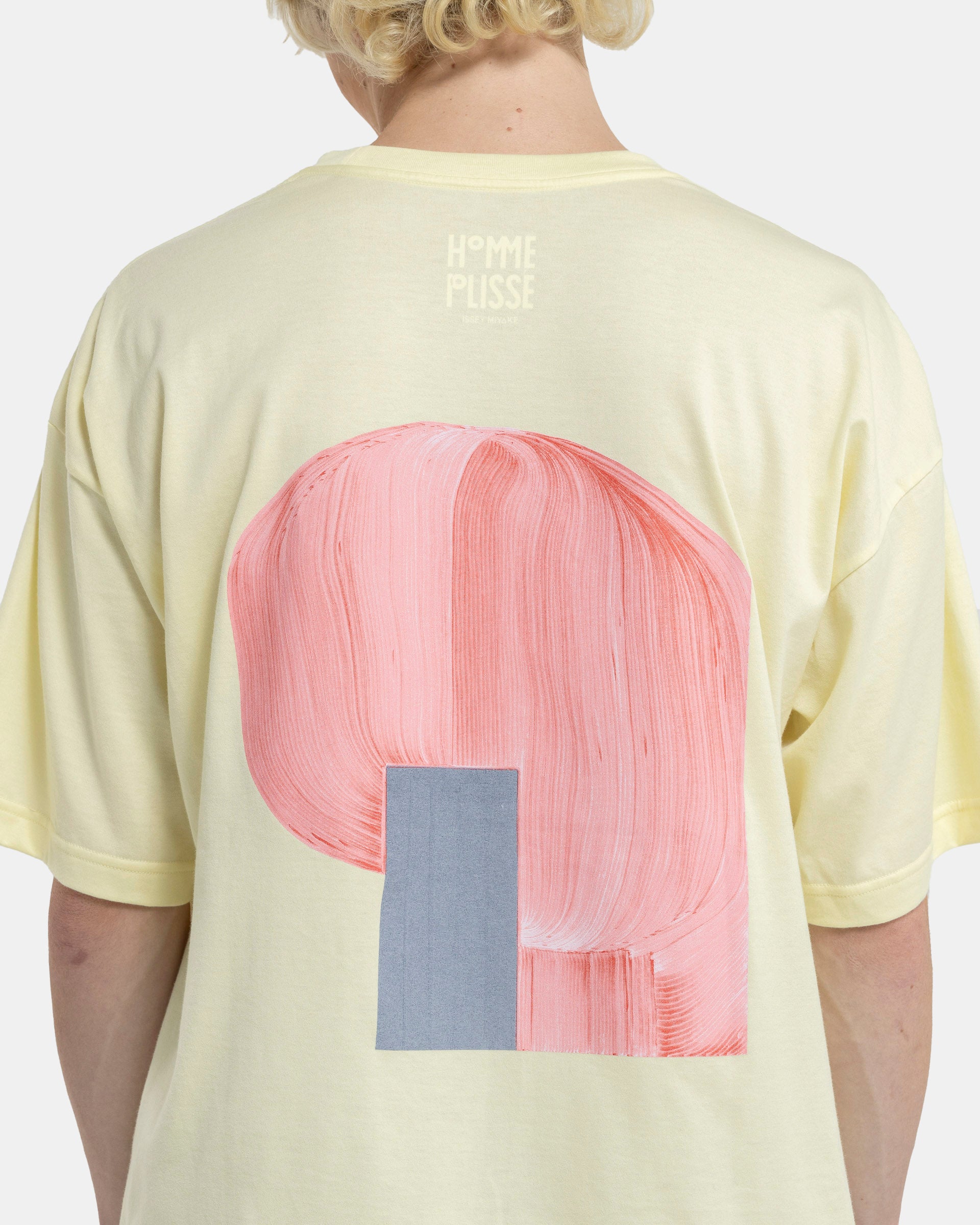 RB T-Shirt in Pale Yellow