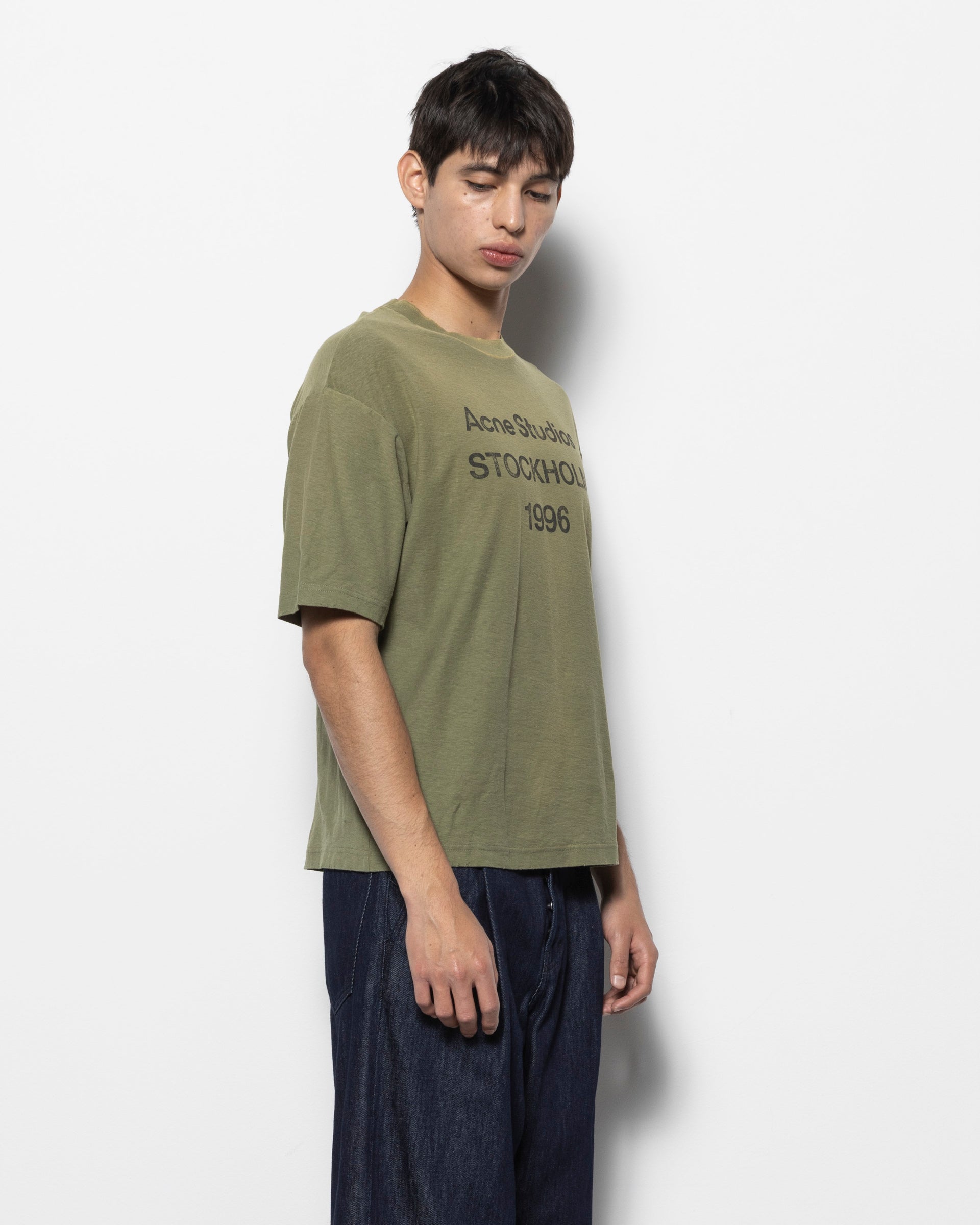 Logo T-Shirt in Olive Green