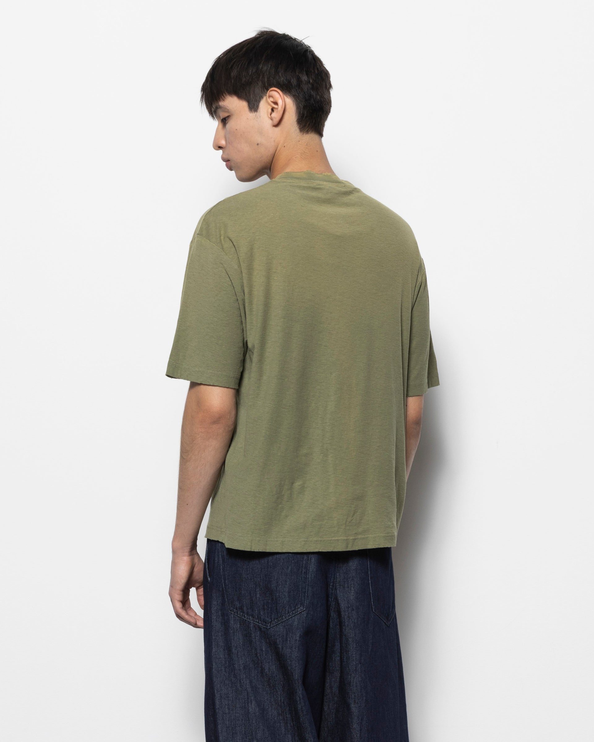 Logo T-Shirt in Olive Green
