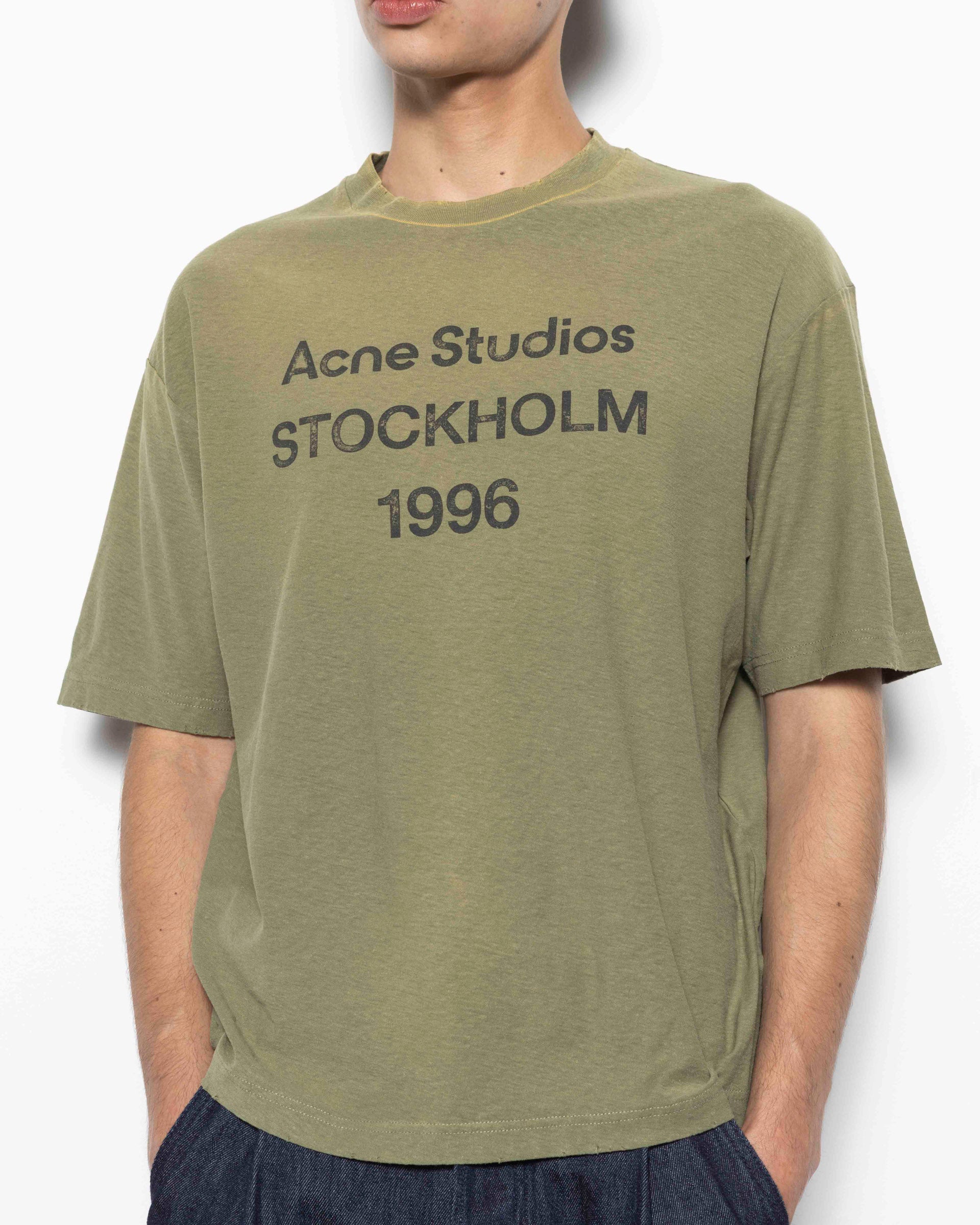 Logo T-Shirt in Olive Green