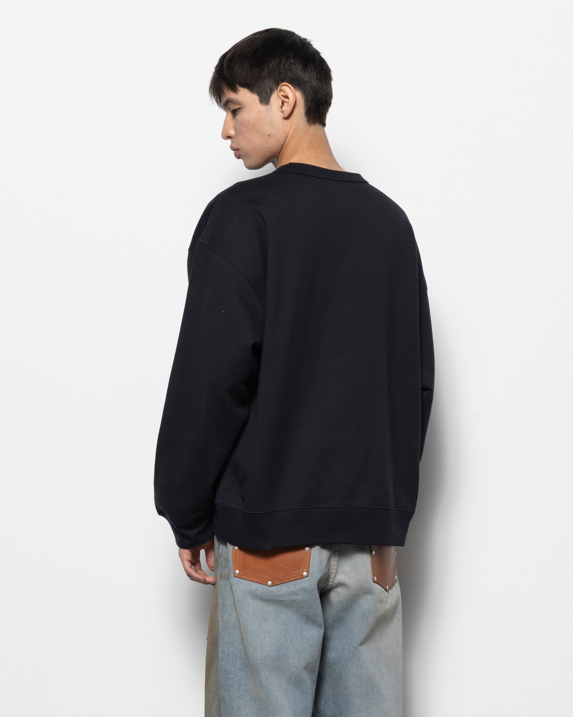 Dries Van Noten Hax Sweater in Navy | Roden Gray