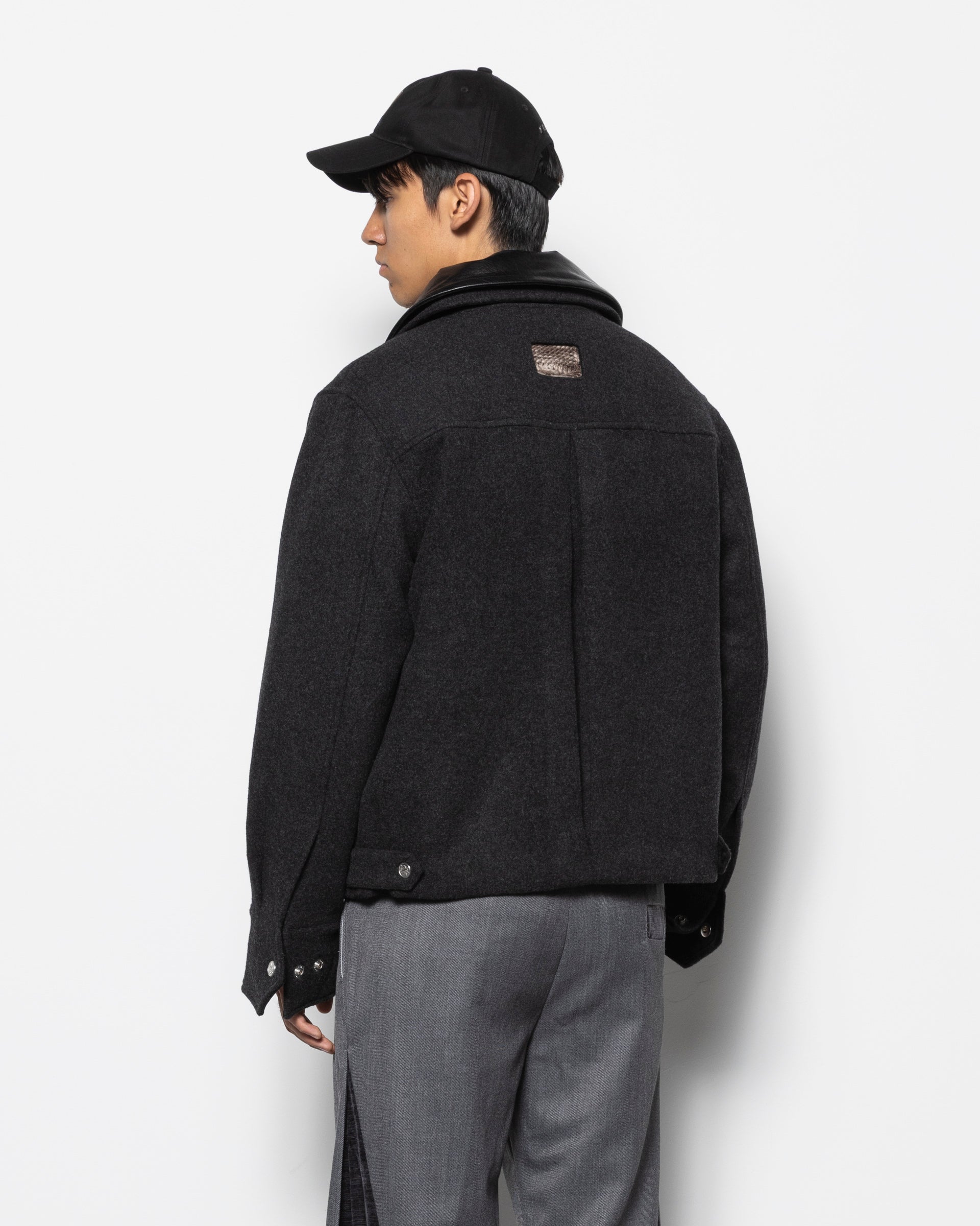 Peeled Off Jacket in Grey