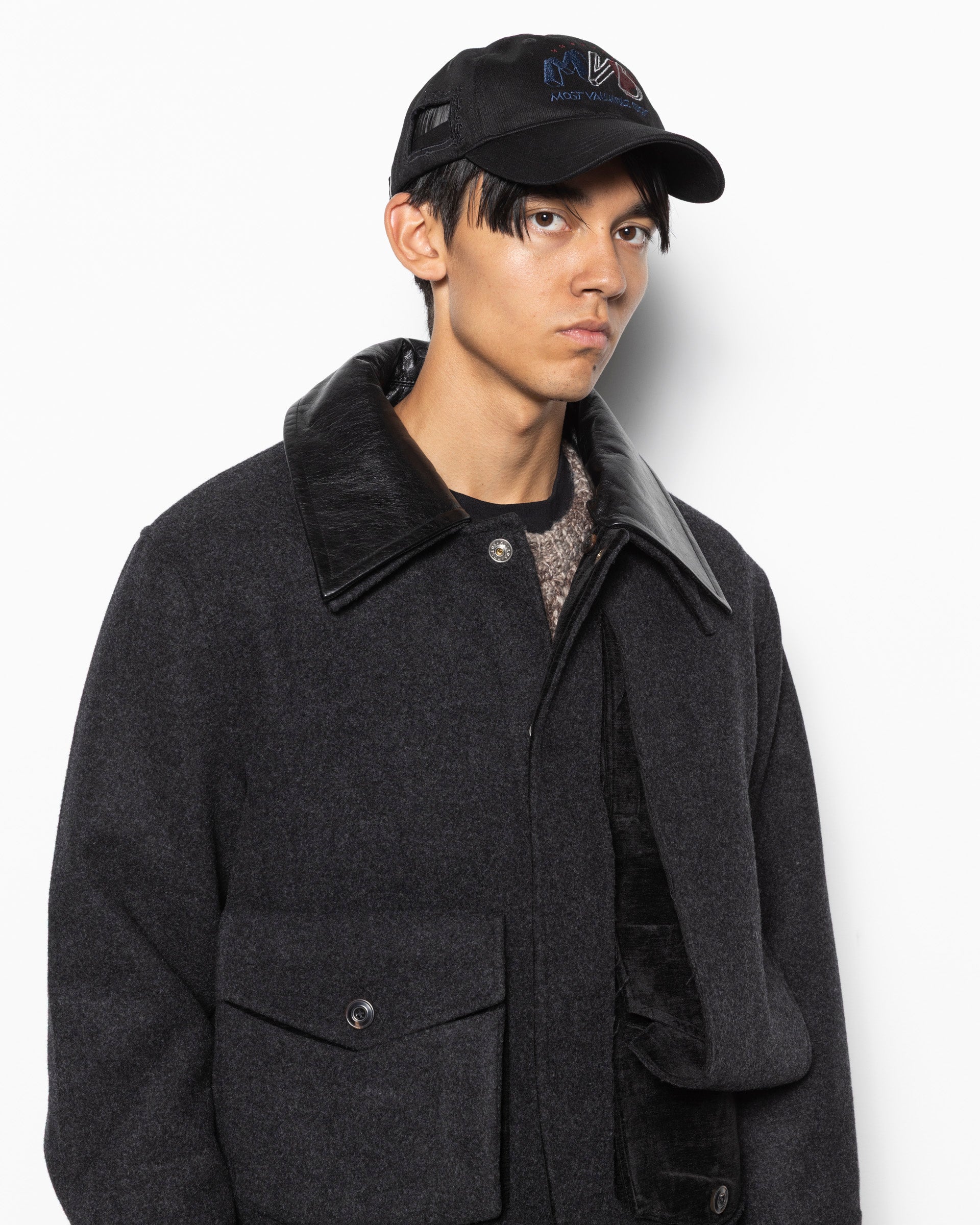 Peeled Off Jacket in Grey