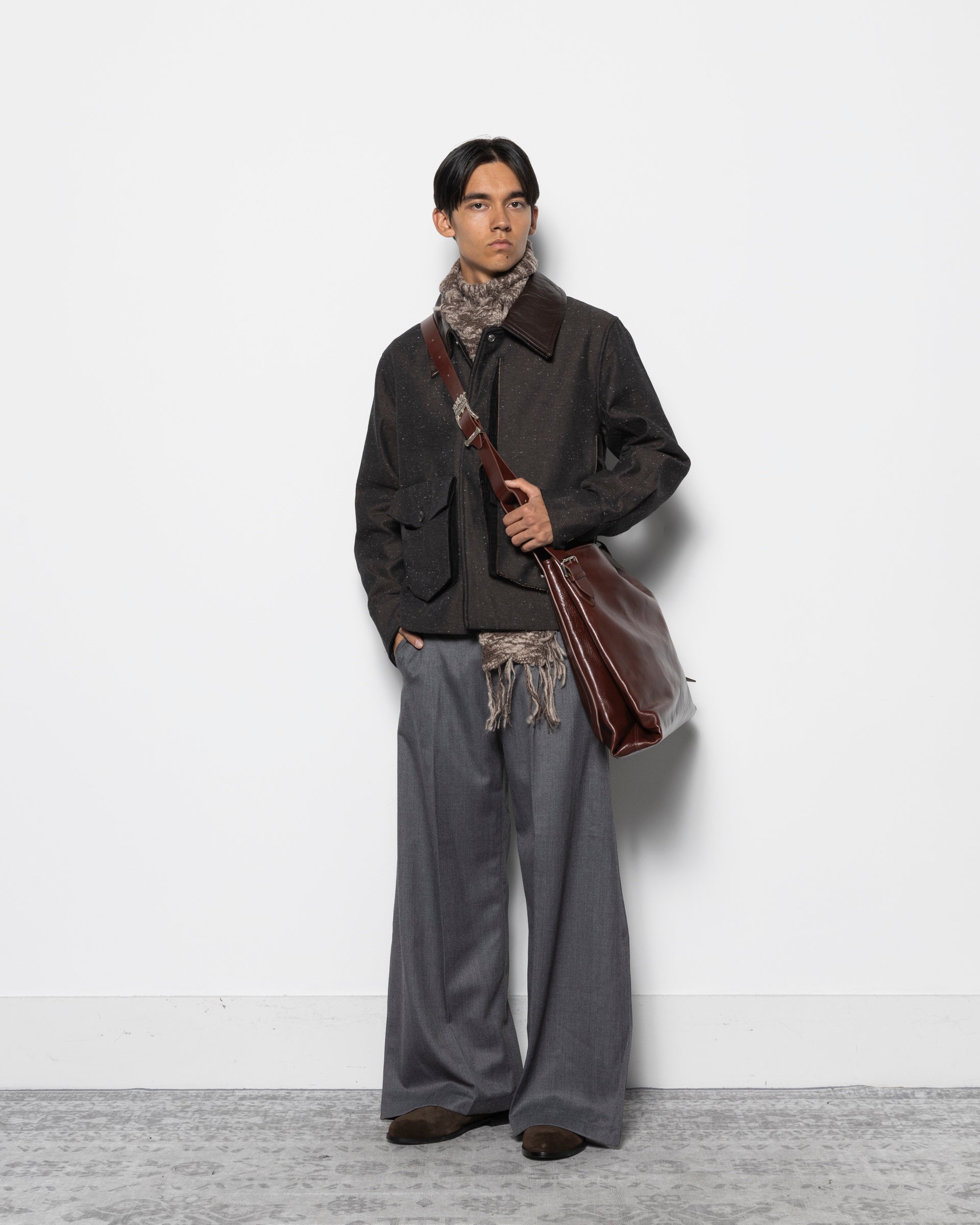 Peeled Off Jacket in Brown