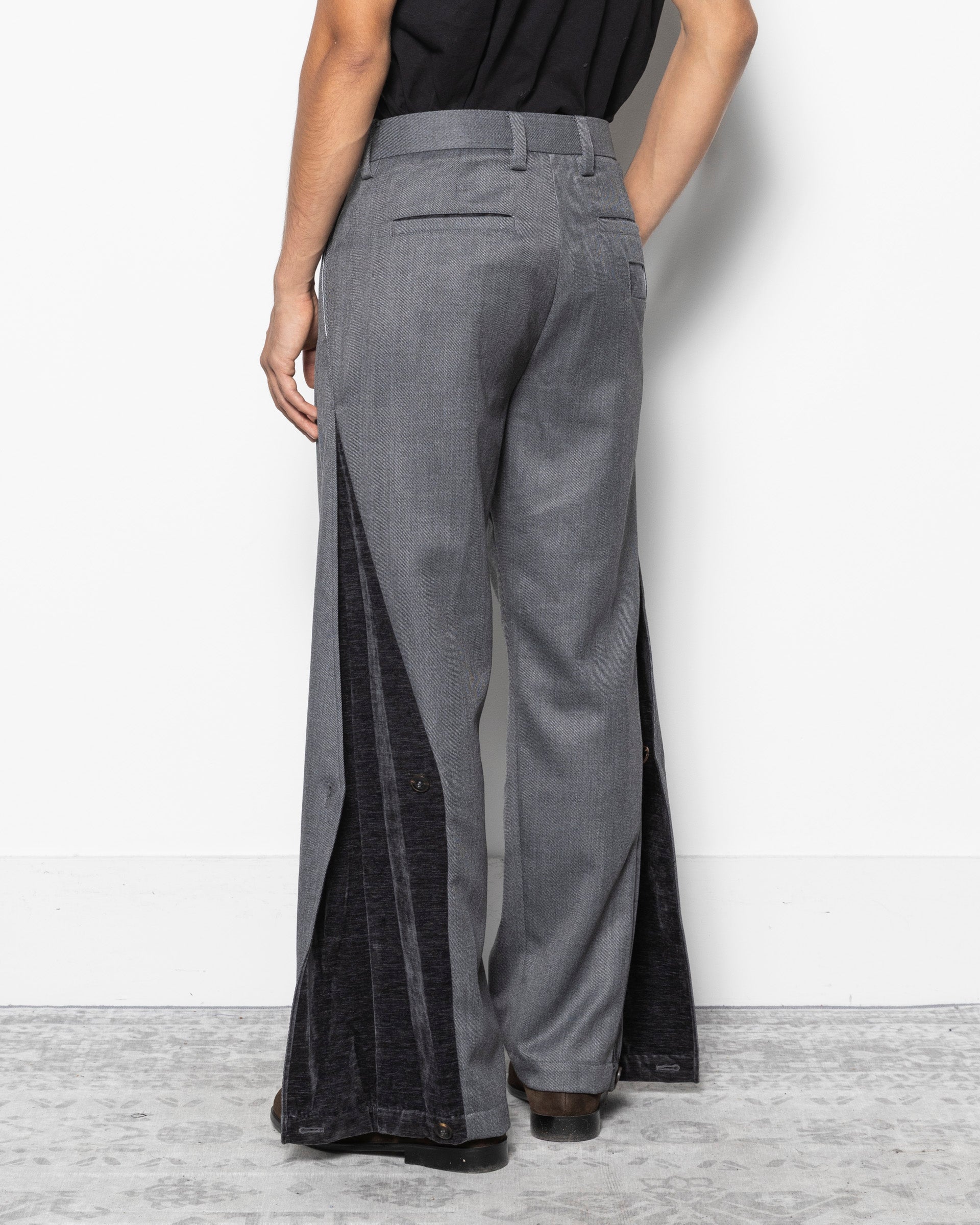 Quill Pen Tailored Trouser in Grey