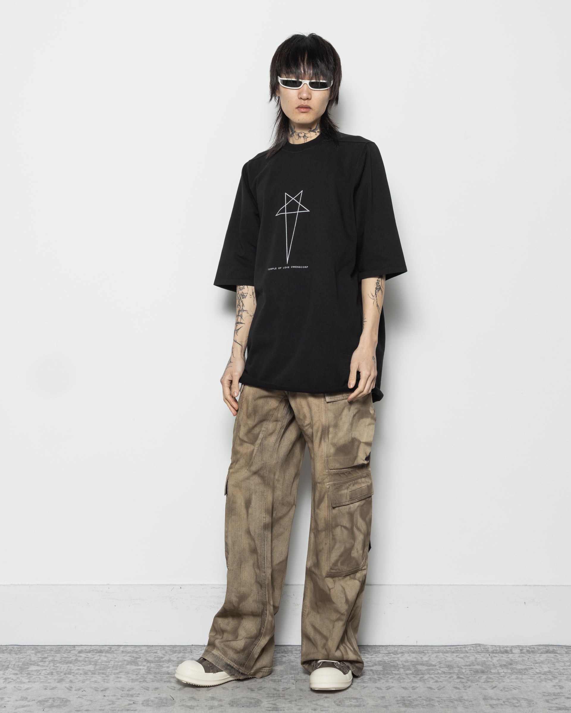 Double Cargo Pants in Dust