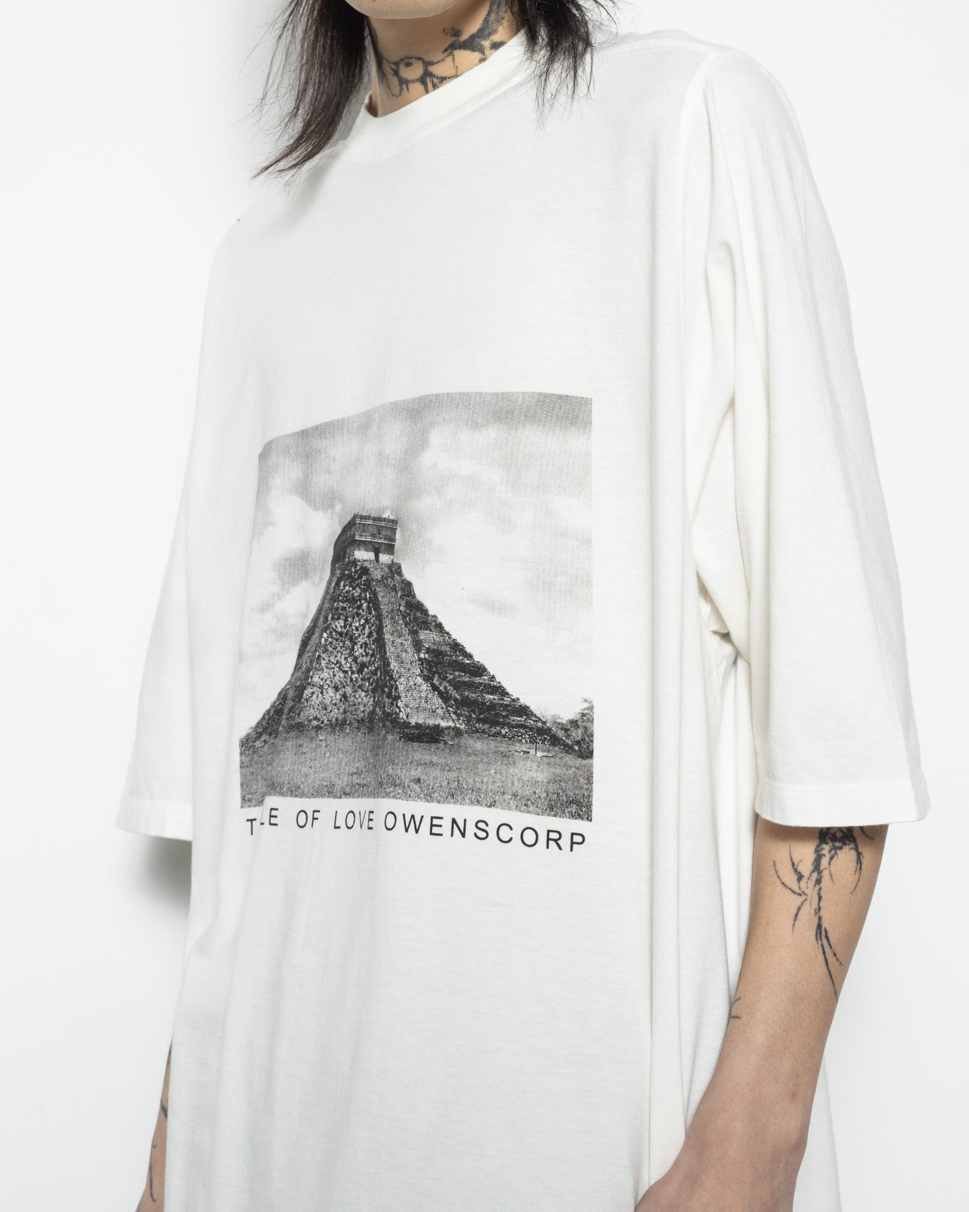 Jumbo SS T-Shirt in Milk and Black