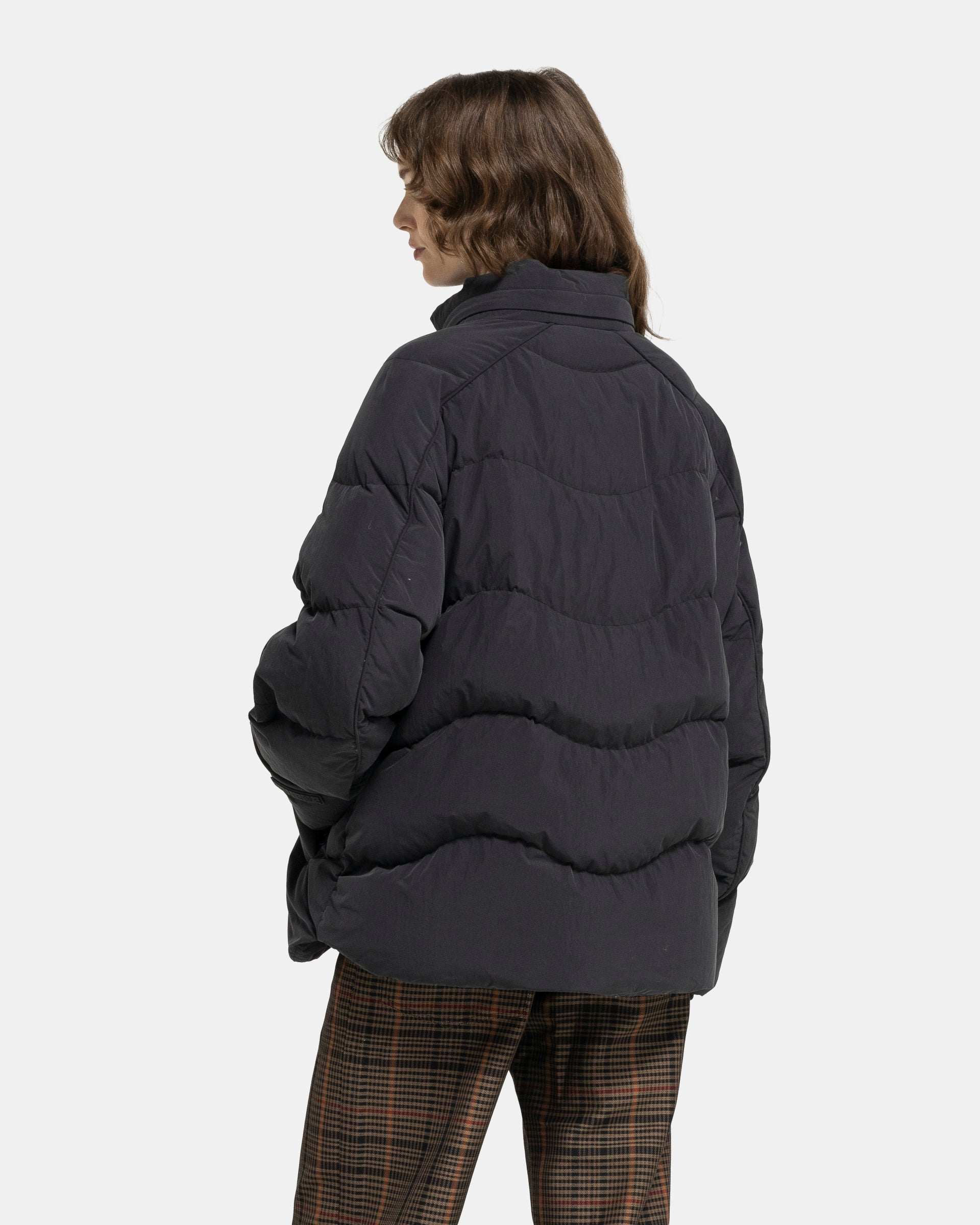 Re:Down Puffer Jacket in Black