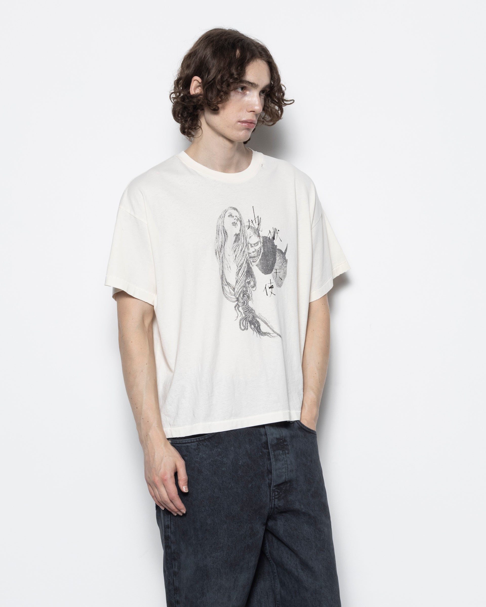 Hell Angel Tee in White