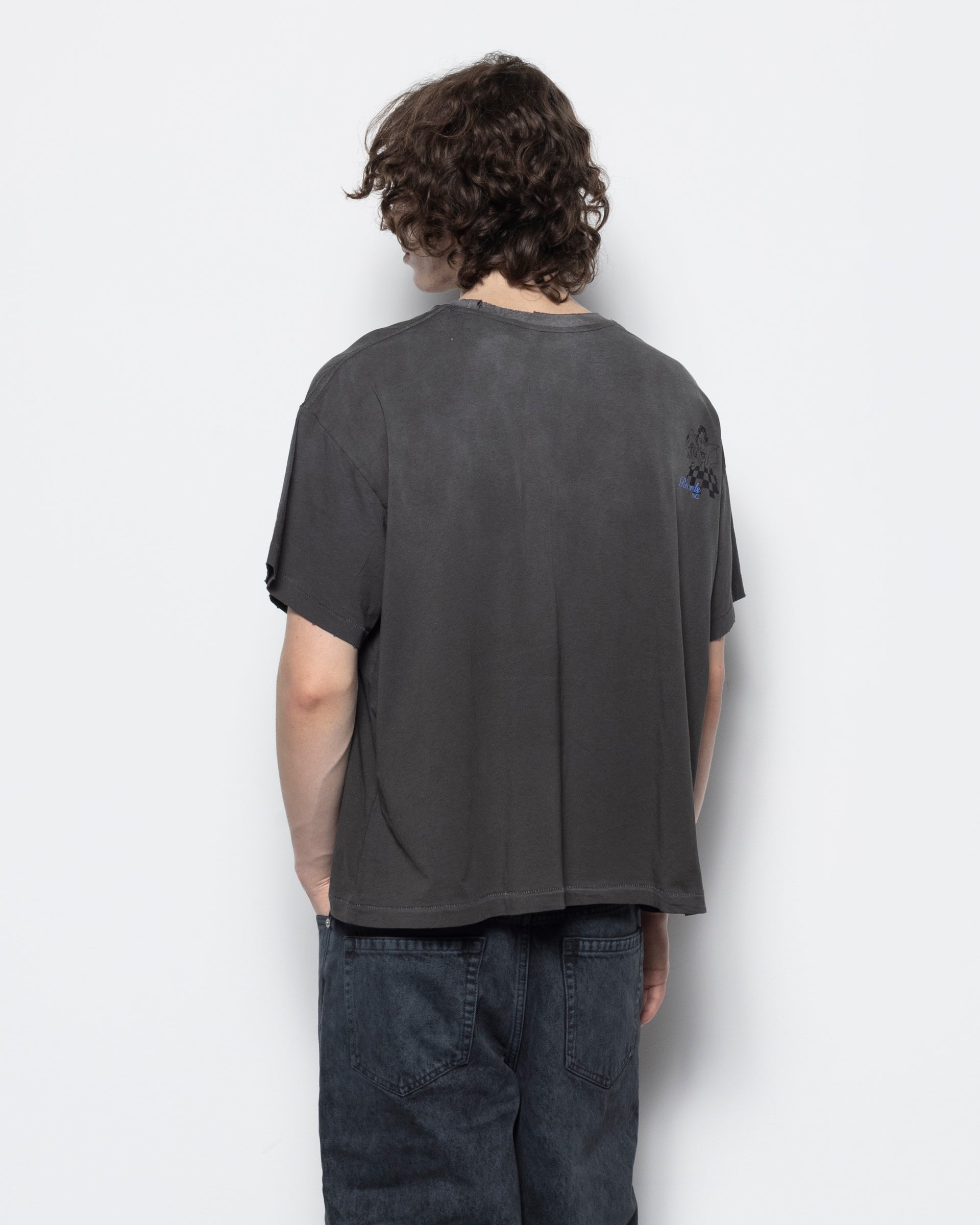 Hell Dictionary Tee in Black and Grey