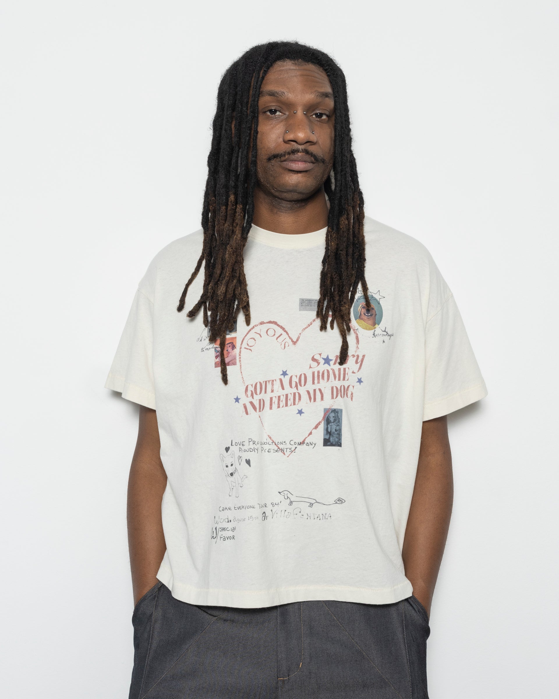 Pet Walker Tee White