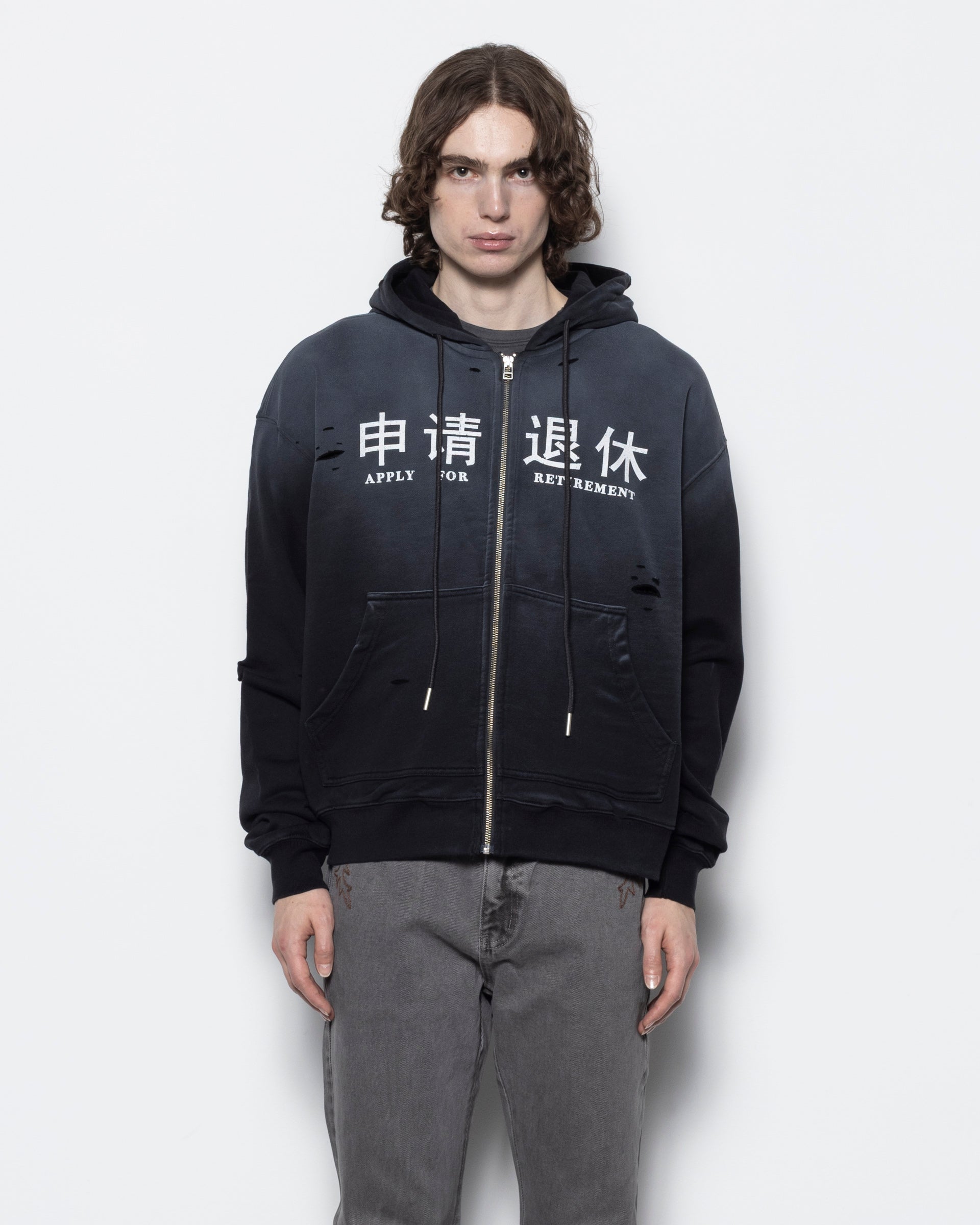 Retirement Hoodie in Black