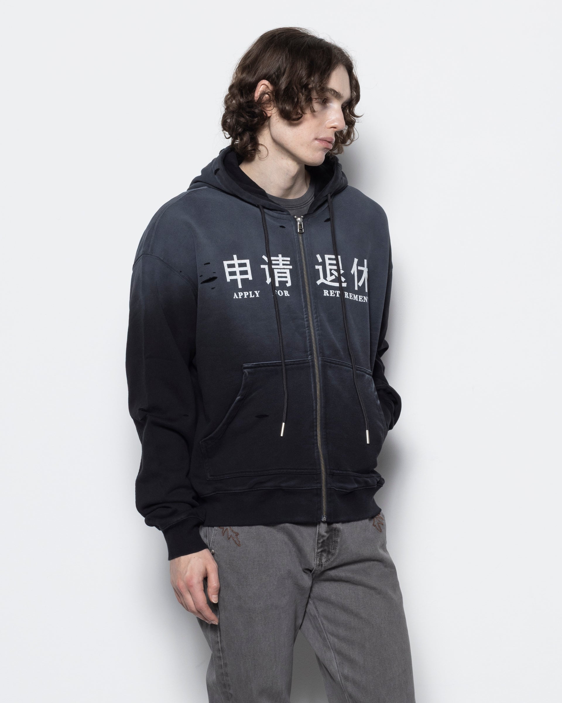 Retirement Hoodie in Black