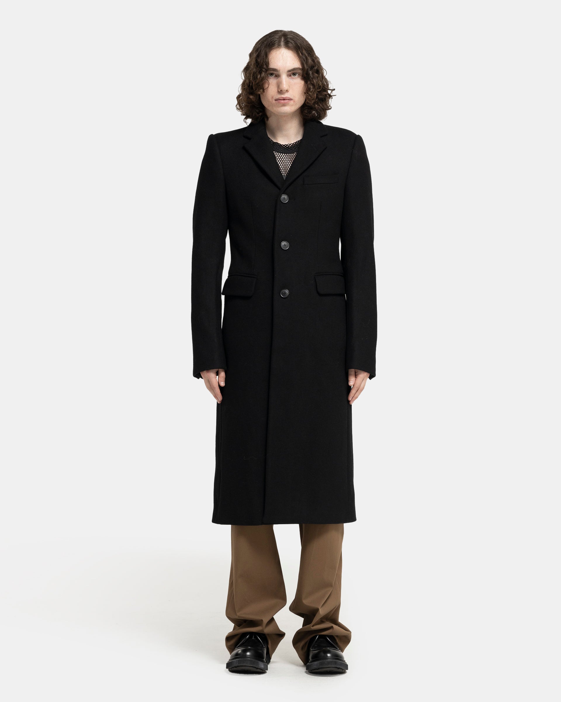 Dries Van Noten Reelan Short Coat in Black